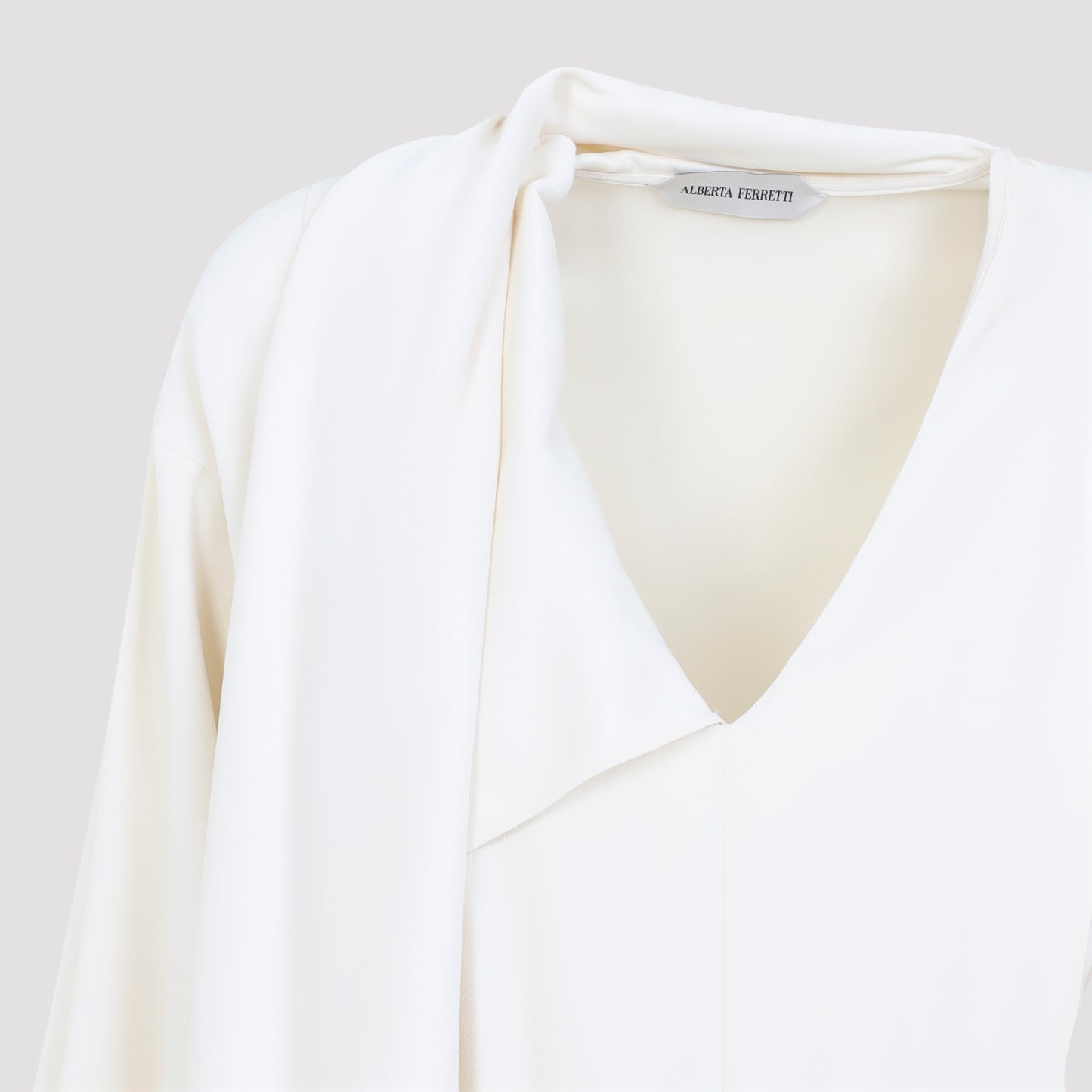 Alberta Ferretti Enver Satin Dress Women ALBERTA FERRETTI