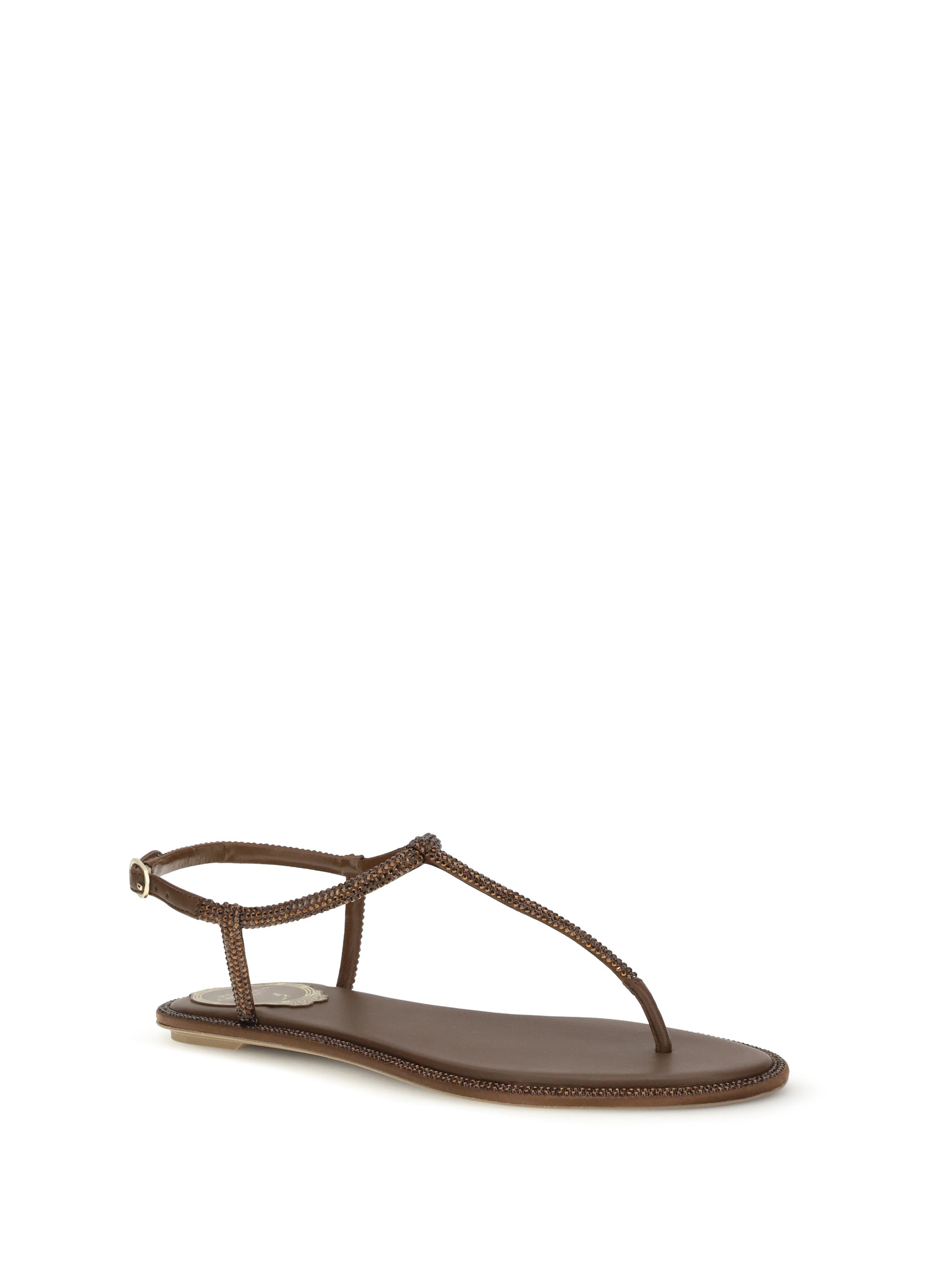 Rene Caovilla Women Diana Sandals With Crystals RENE CAOVILLA