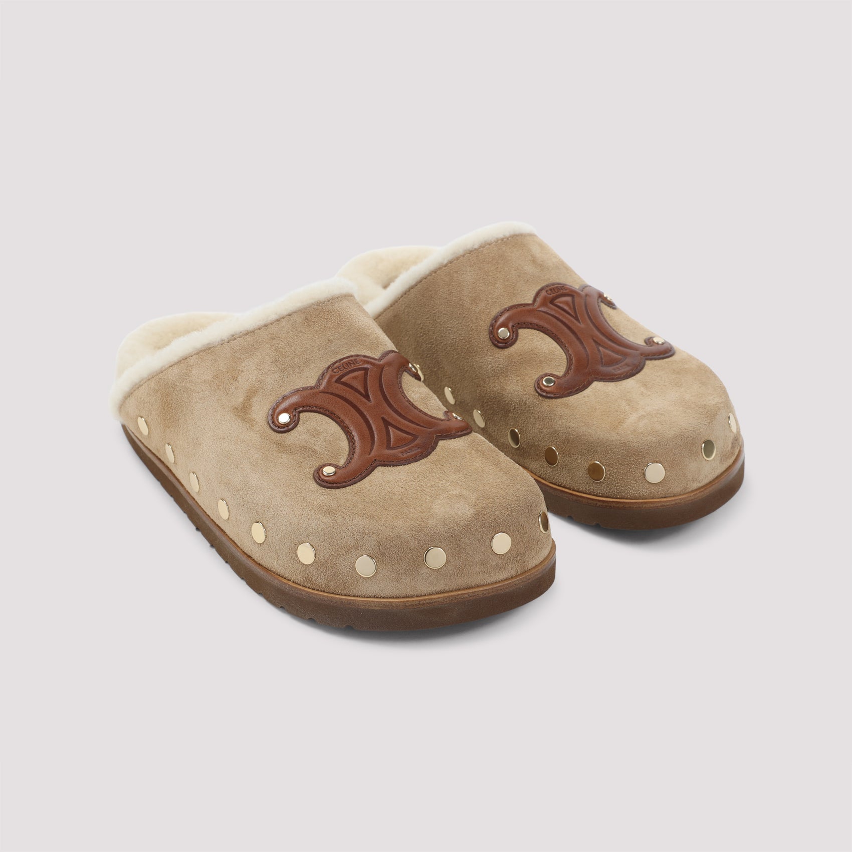 Celine Triomphe Wedge 15Mm Mules Women CELINE