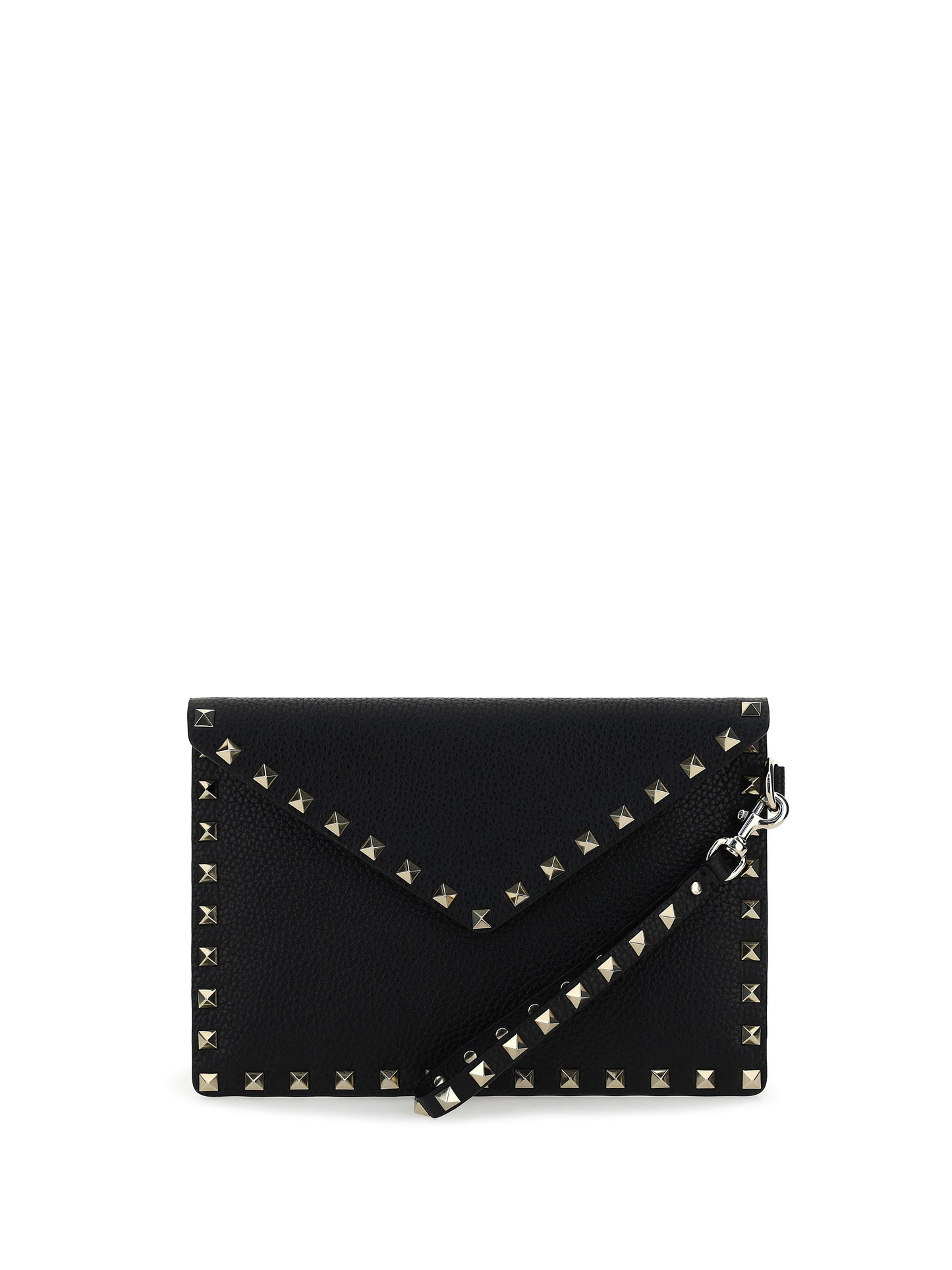 Valentino Garavani Women Rockstud Leather Clutch VALENTINO GARAVANI