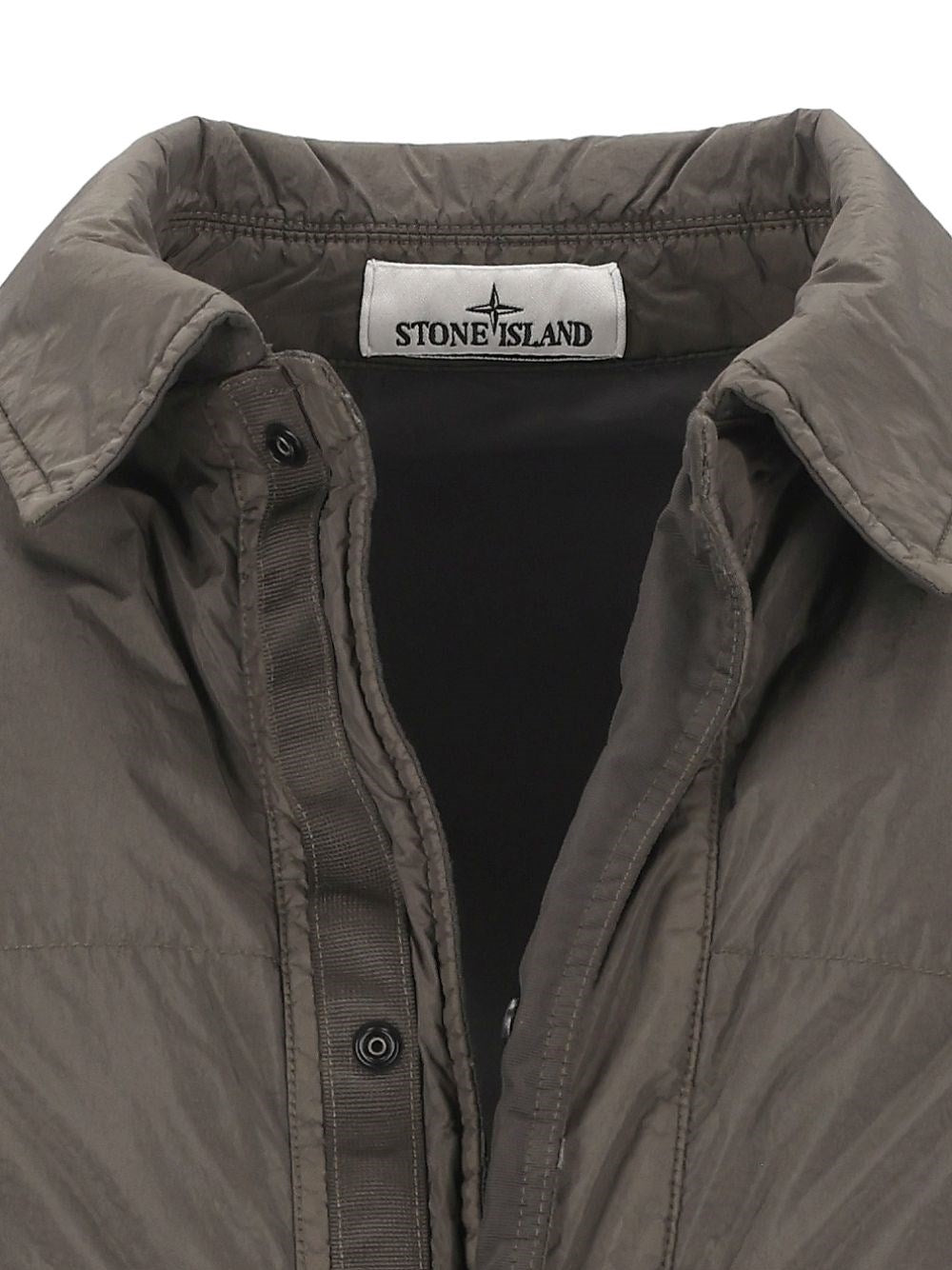Stone Island Men Quilted Shirt Down Jacket STONE ISLAND