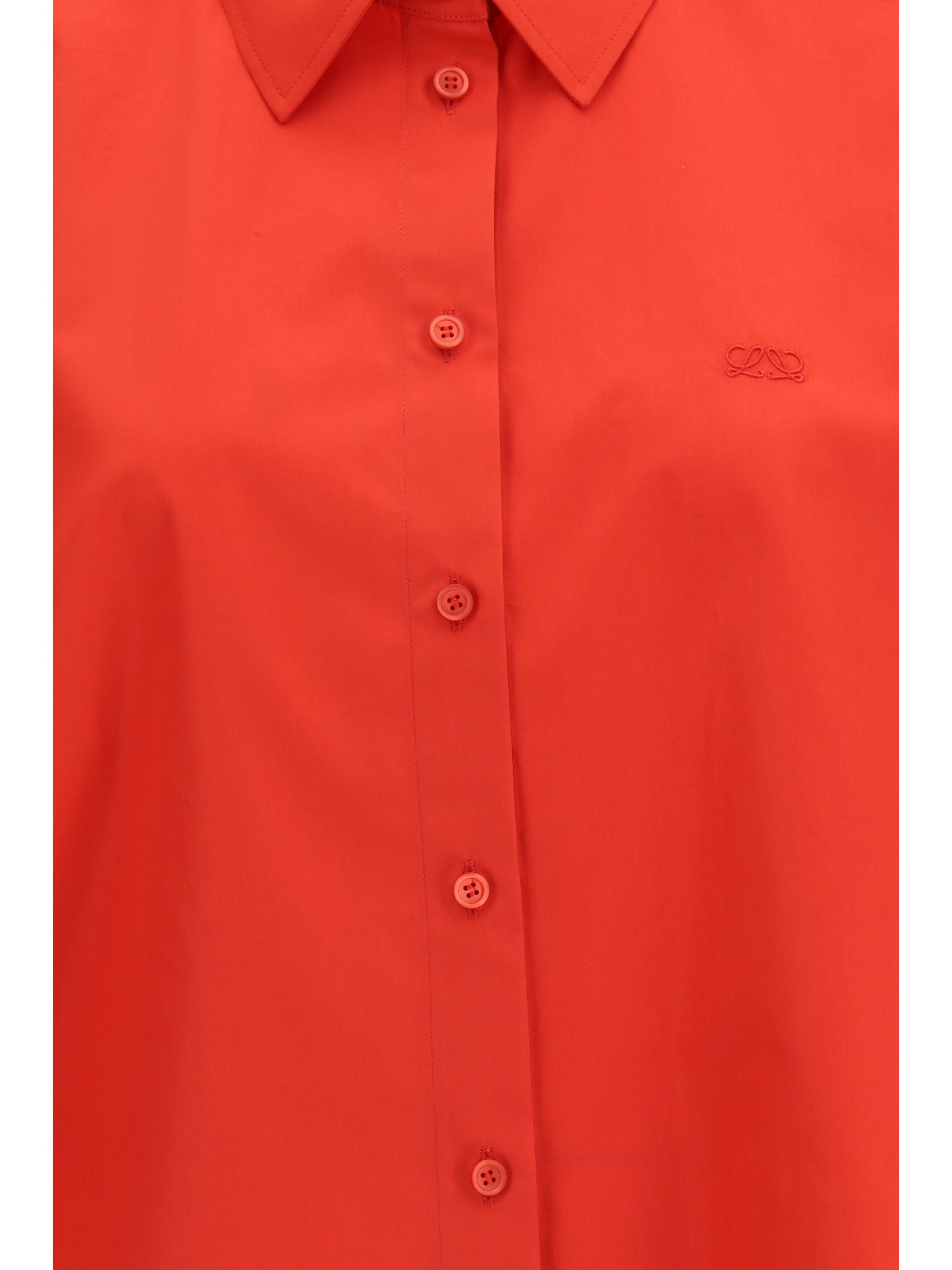 Loewe Women Short Sleeve Trapeze Shirt LOEWE
