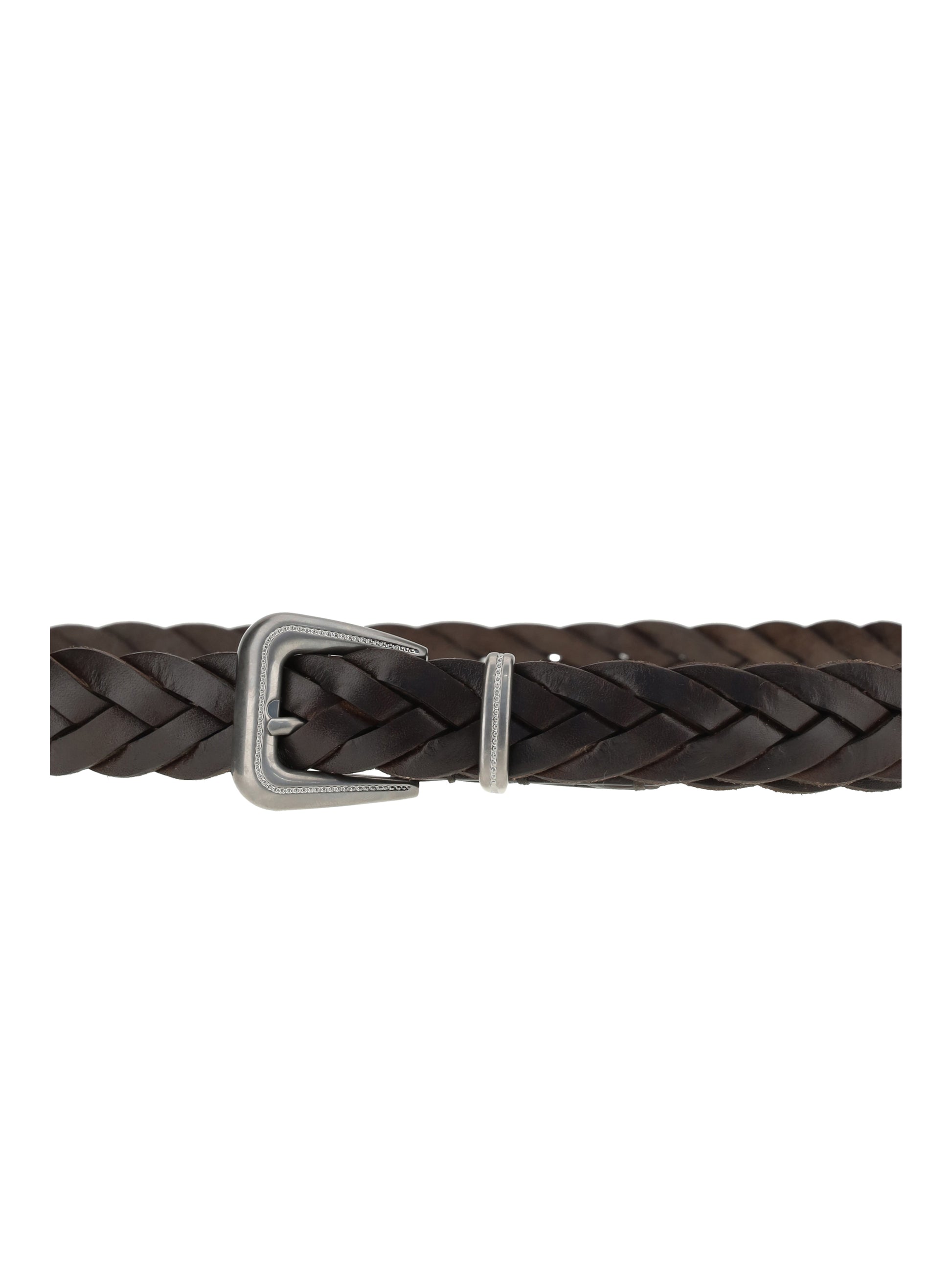 Brunello Cucinelli Women Woven Leather Belt BRUNELLO CUCINELLI