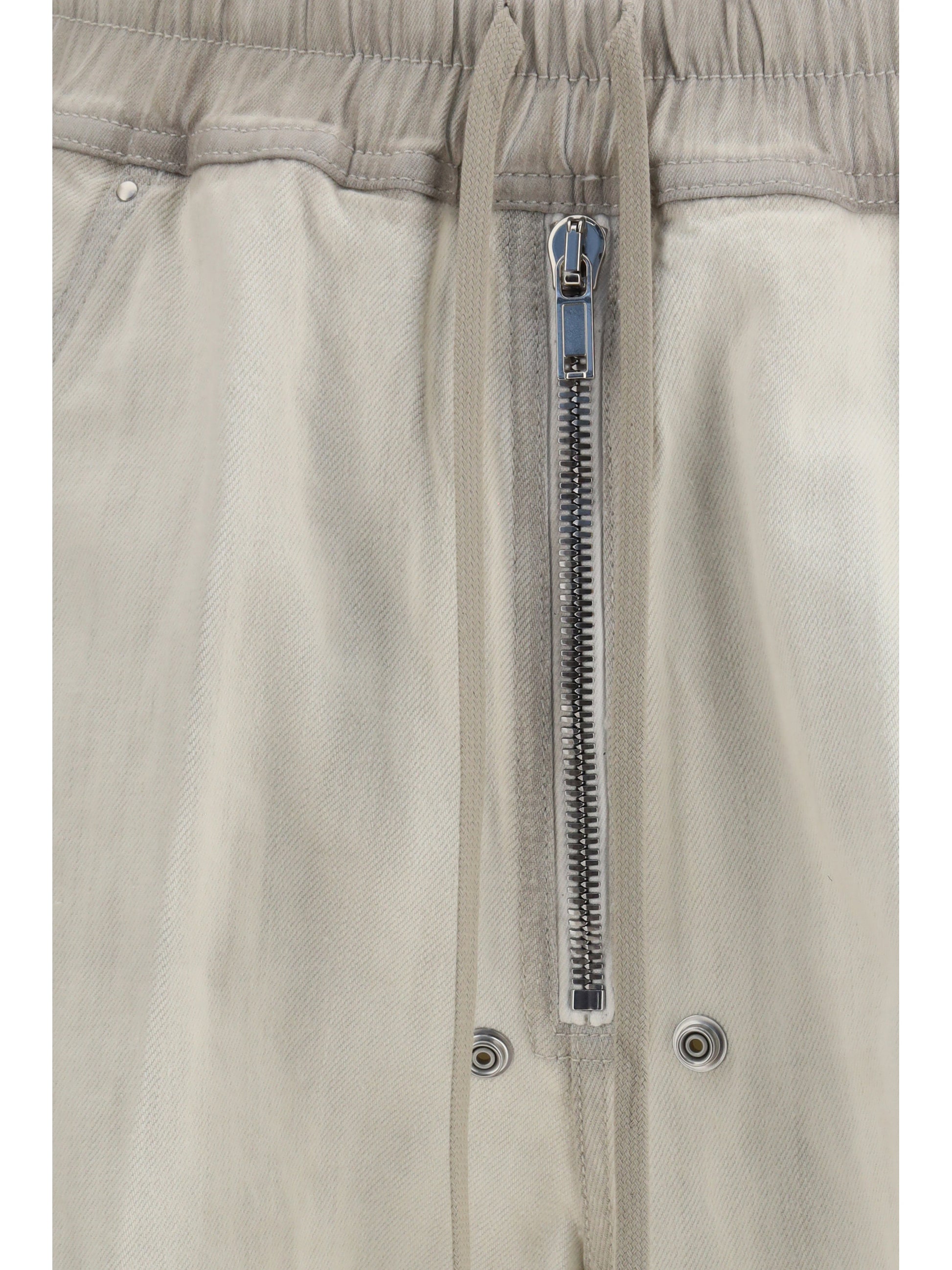 Rick Owens Men Wide Bela Pants In Denim RICK OWENS