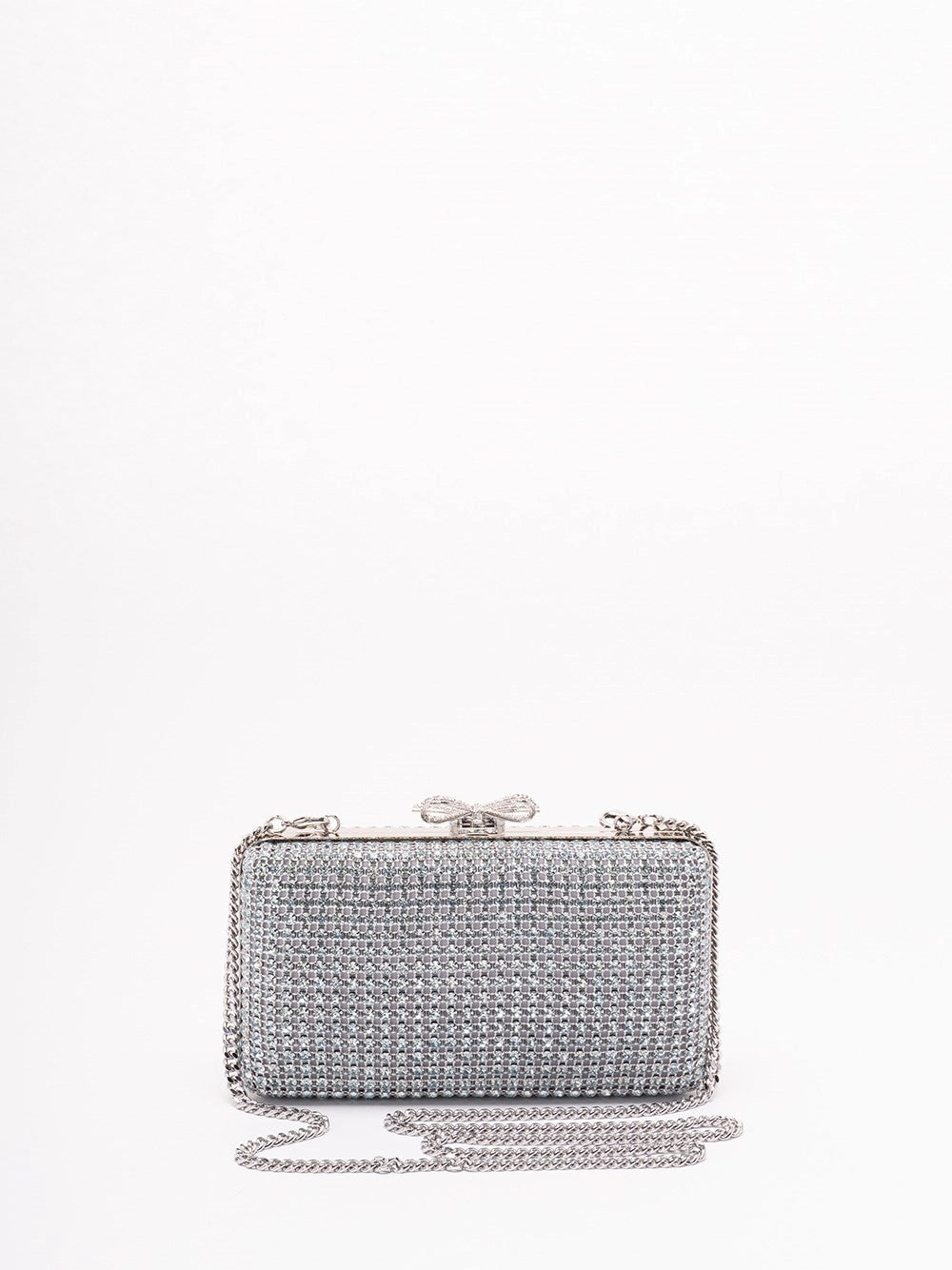 Self-Portrait Women Crystal Chainmail Clutch Bag SELF-PORTRAIT