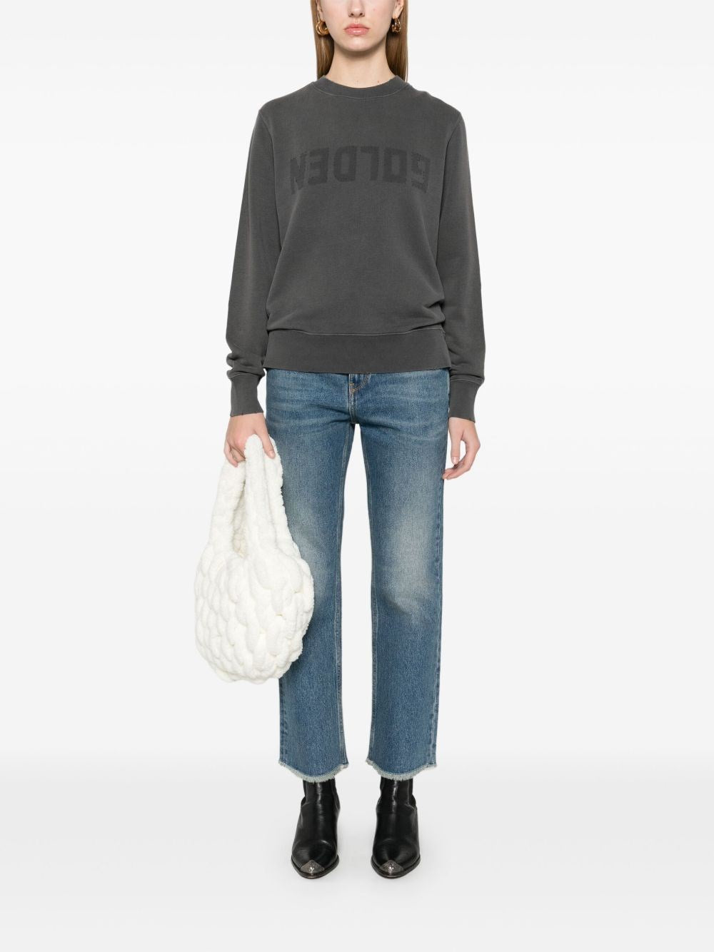 Golden Goose Women Cropped Flare Jeans GOLDEN GOOSE