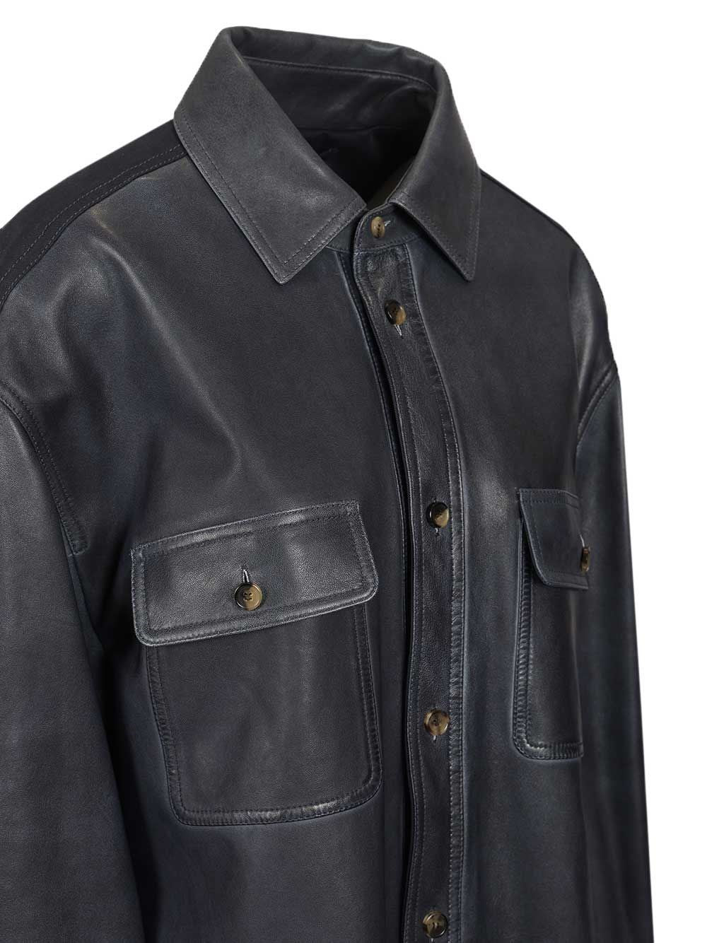 Loewe Men Lambskin Shirt Jacket LOEWE