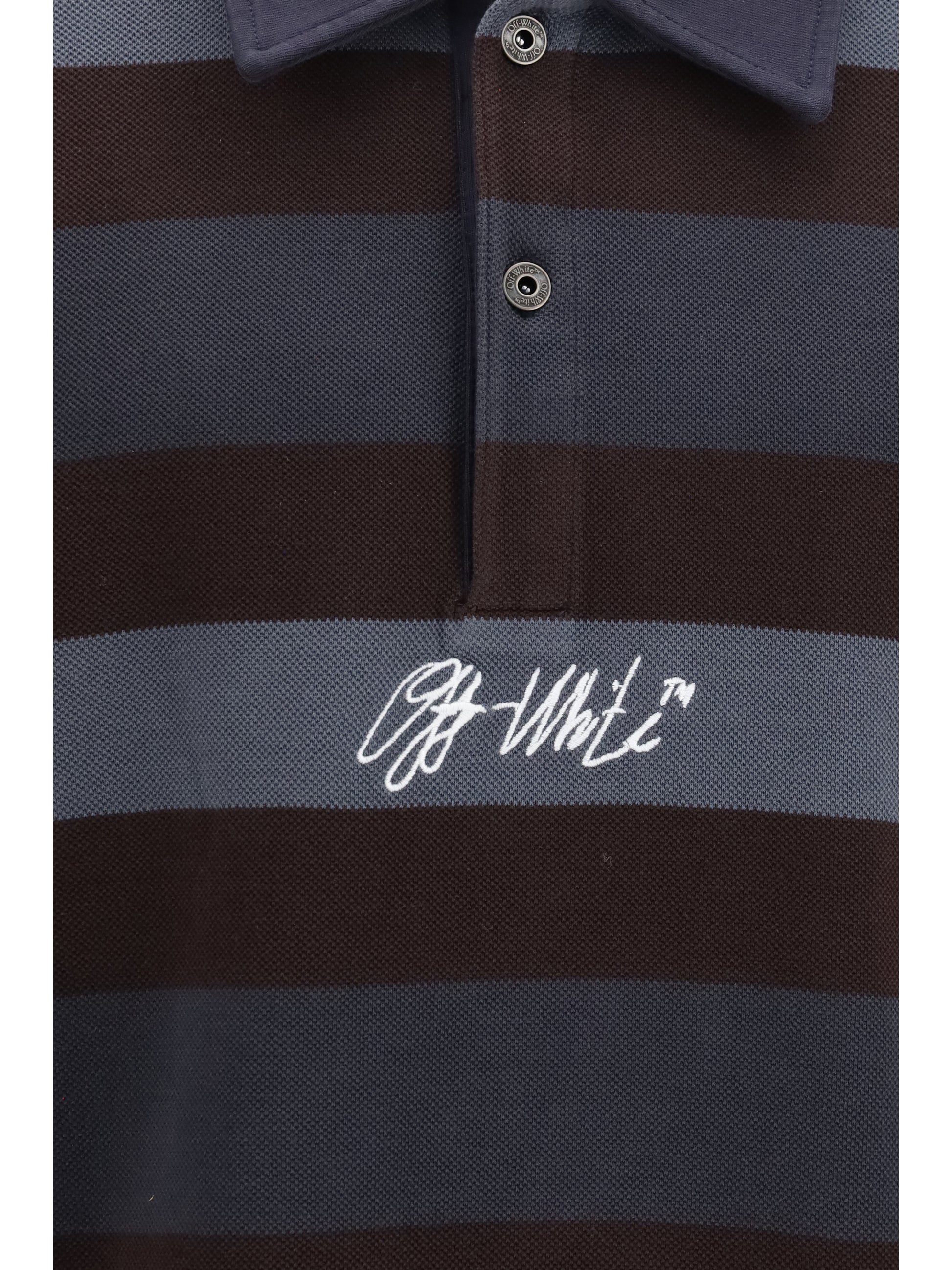Off-White Men Stroke Polo Shirt OFF-WHITE