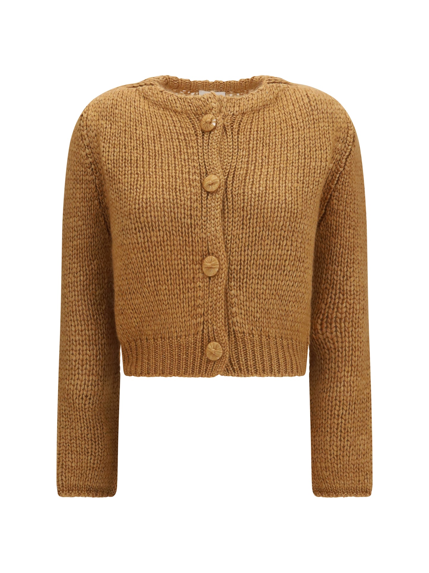 Forte_Forte Women Chunky Knit Cardigan With Buttons FORTE FORTE