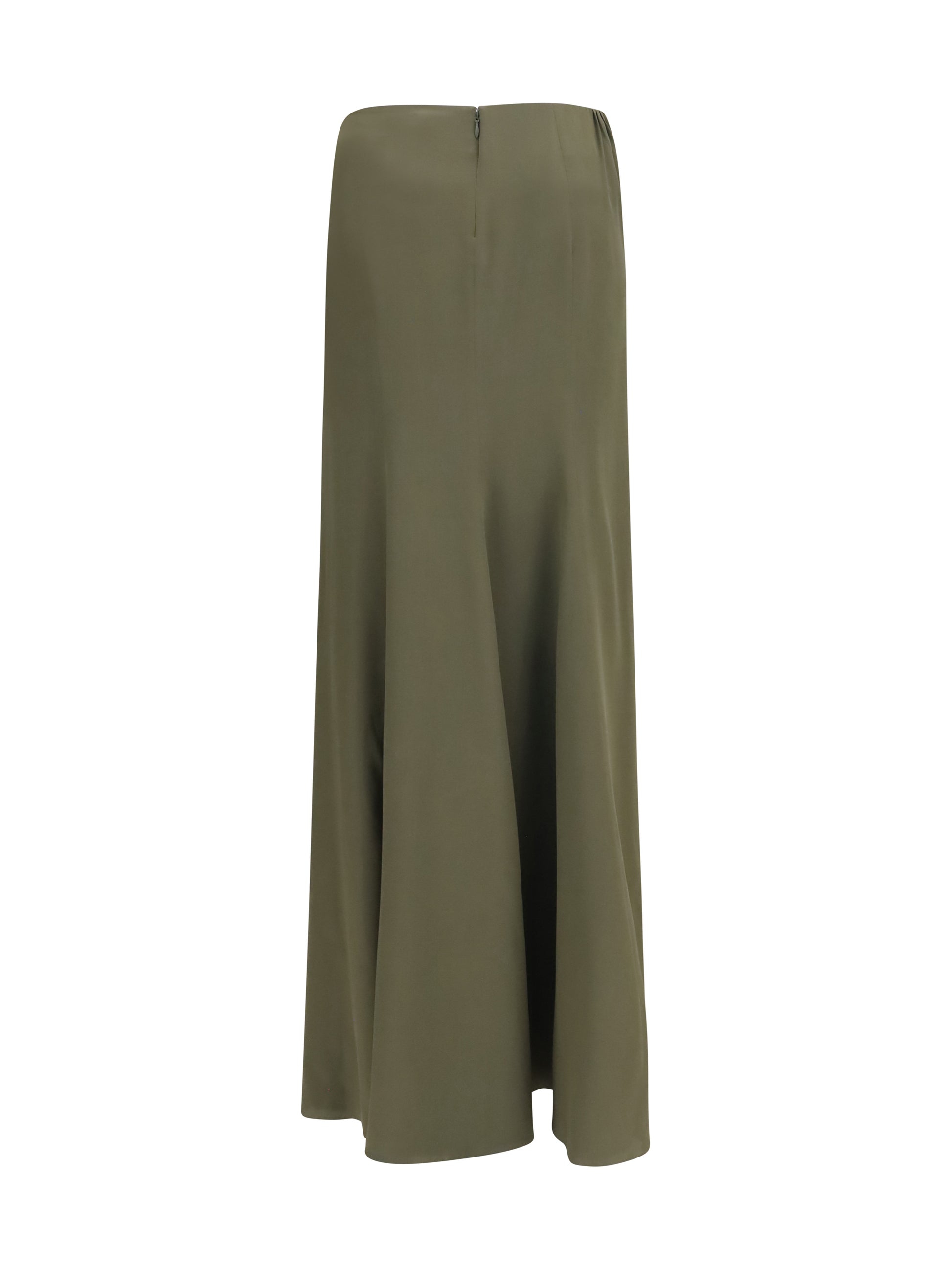 Alexander Mcqueen Women Draped Long Skirt ALEXANDER MCQUEEN