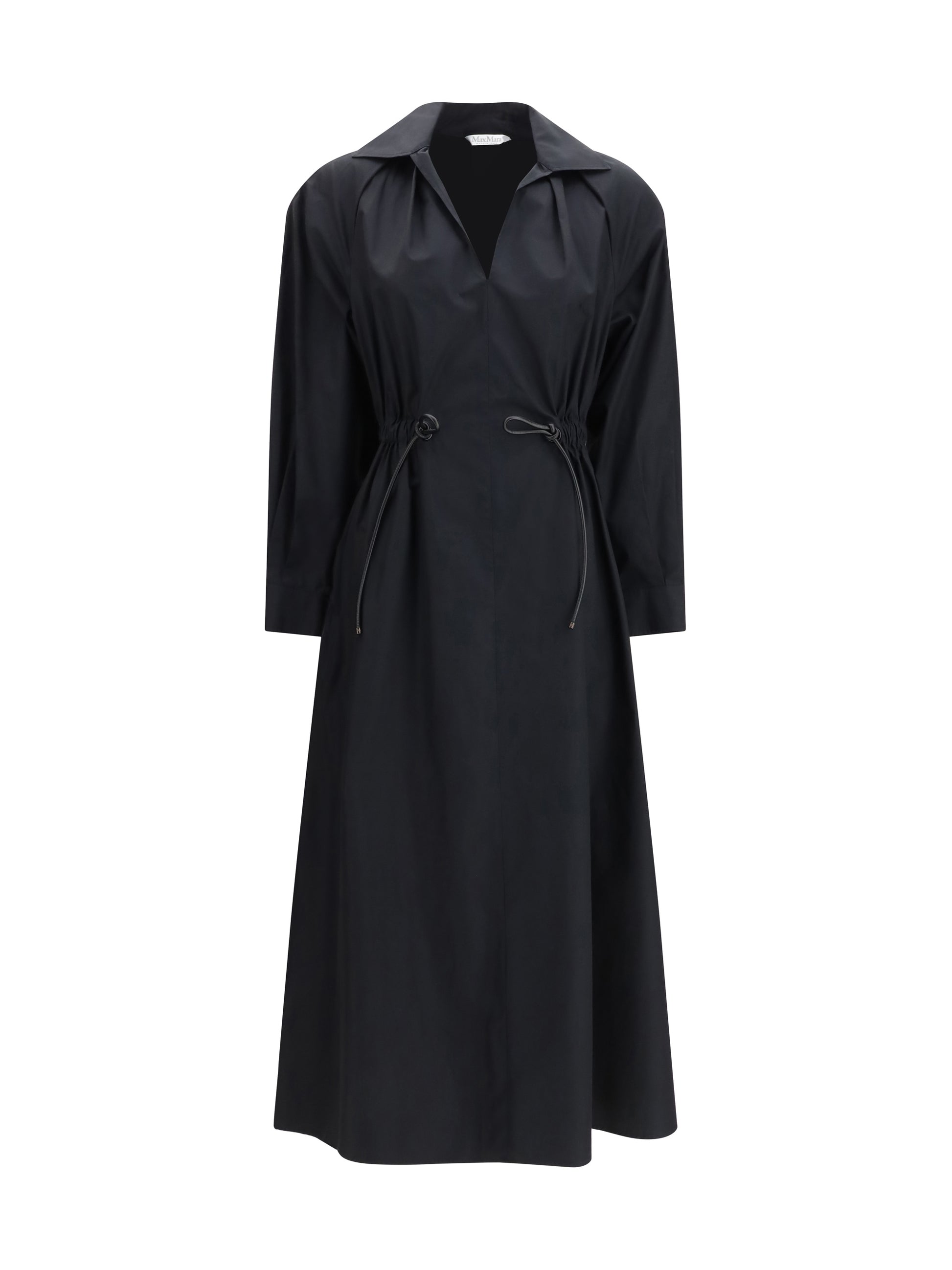 Max Mara Women Pedaggi Midi Dress In Cotton Poplin MAX MARA