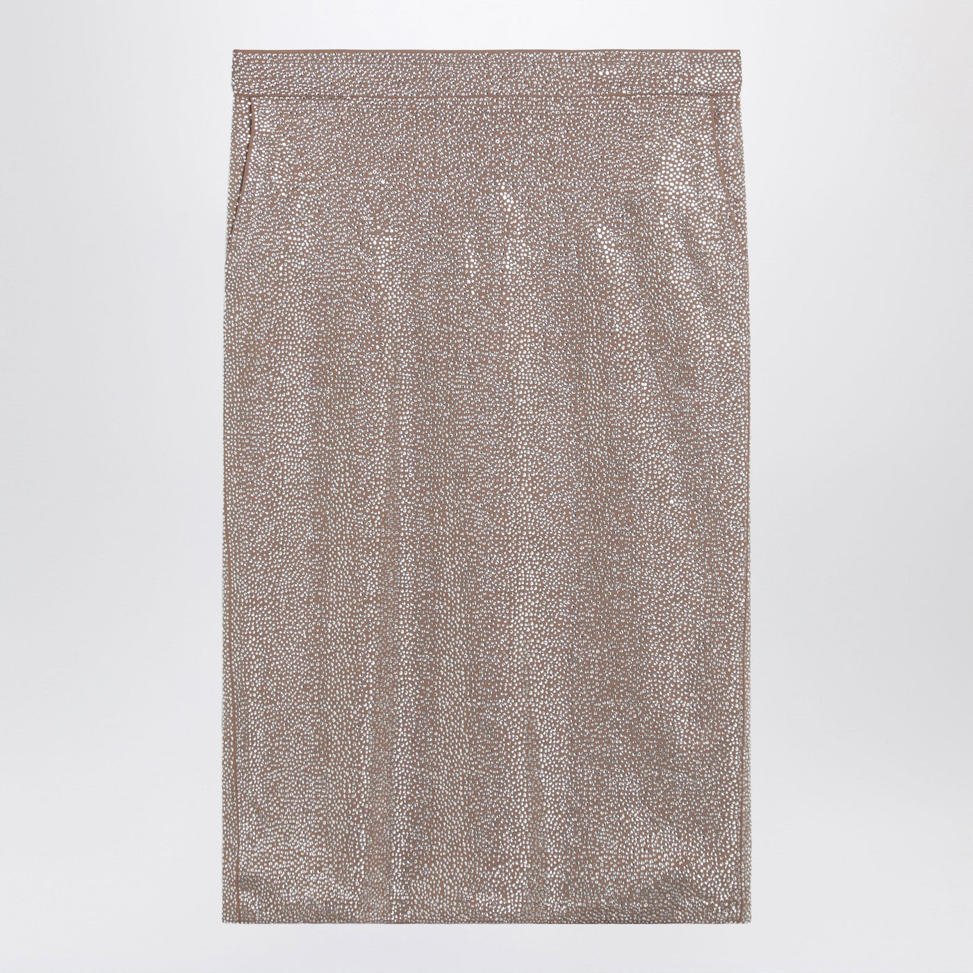 Giuseppe Di Morabito Midi Skirt With Silver Rhinestones Women GIUSEPPE DI MORABITO