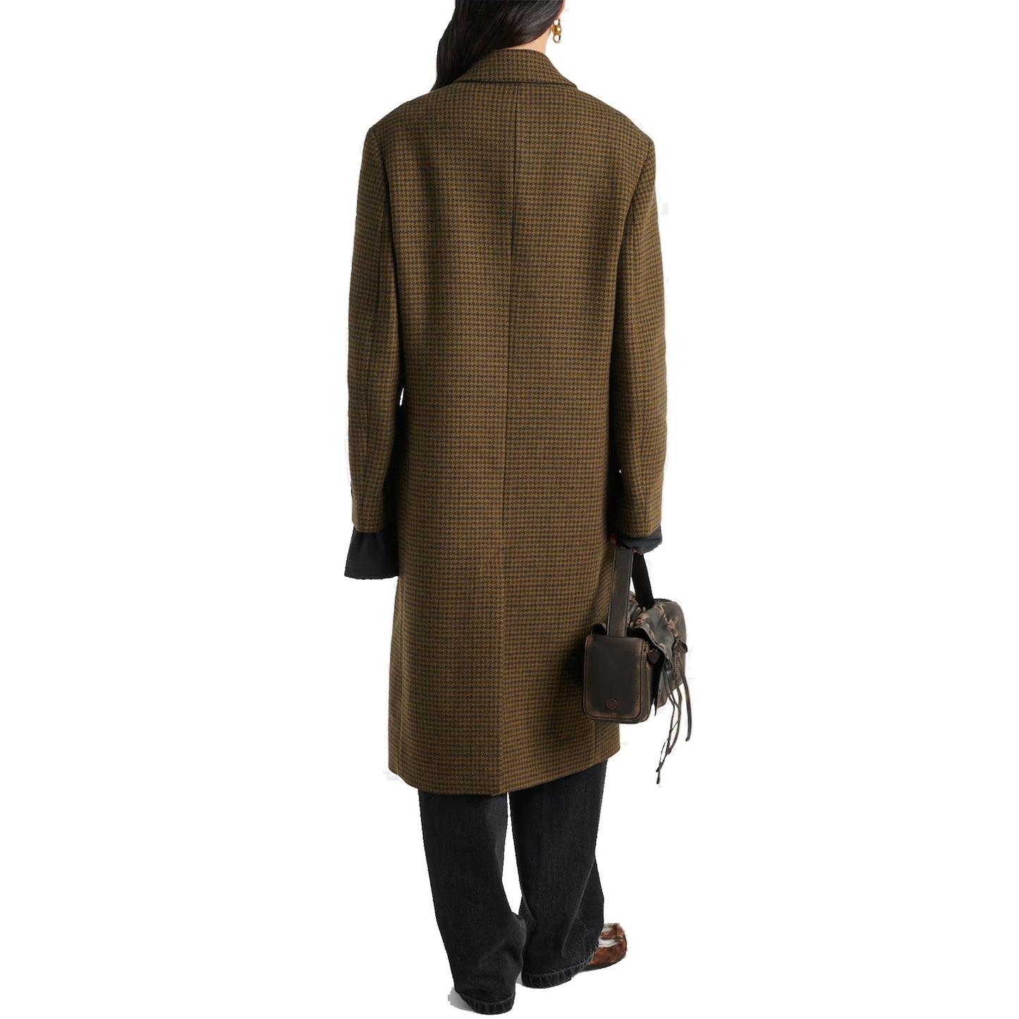 Acne Studios Checked Double-Breasted Wool Blend Coat Women ACNE STUDIOS