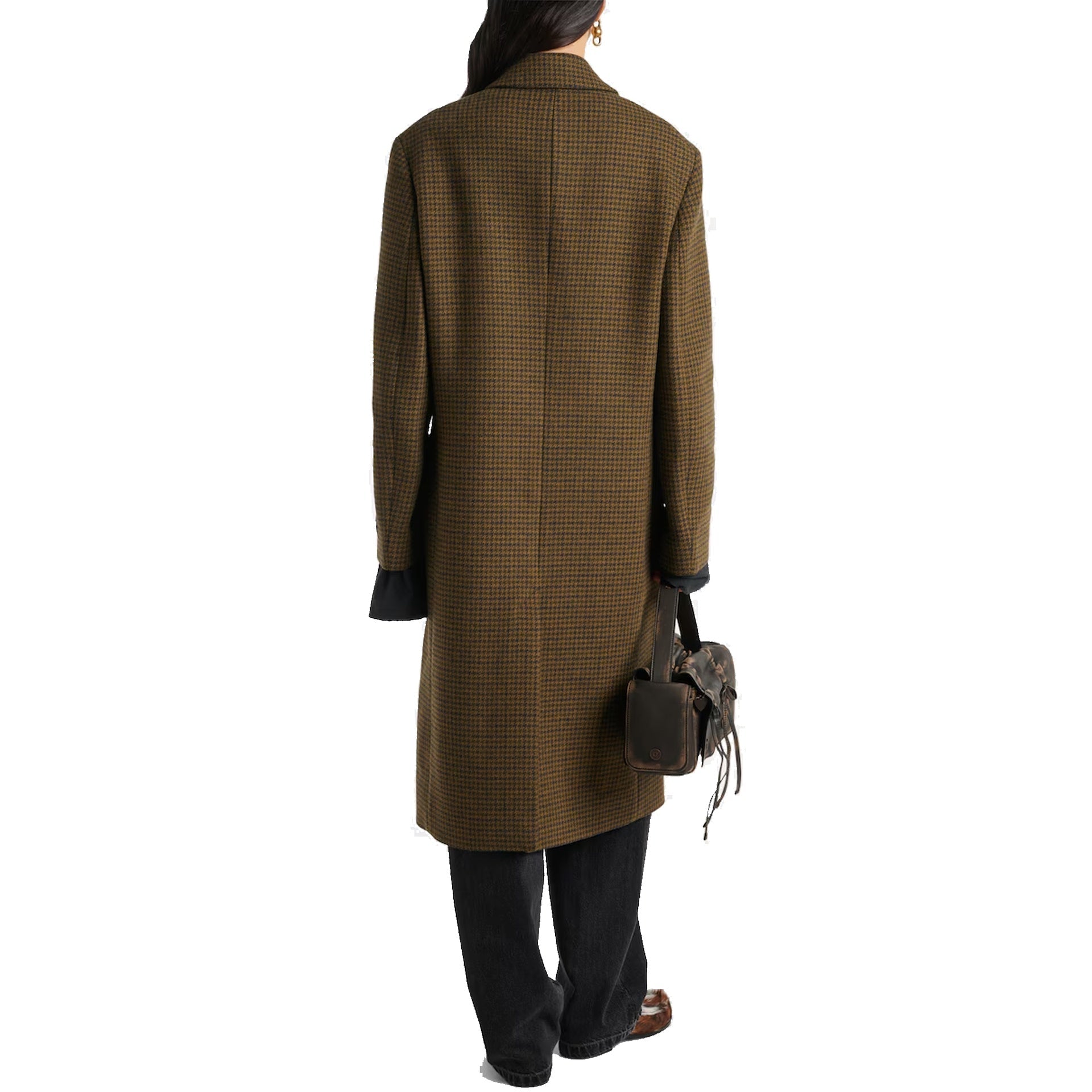 Acne Studios Checked Double-Breasted Wool Blend Coat Women ACNE STUDIOS