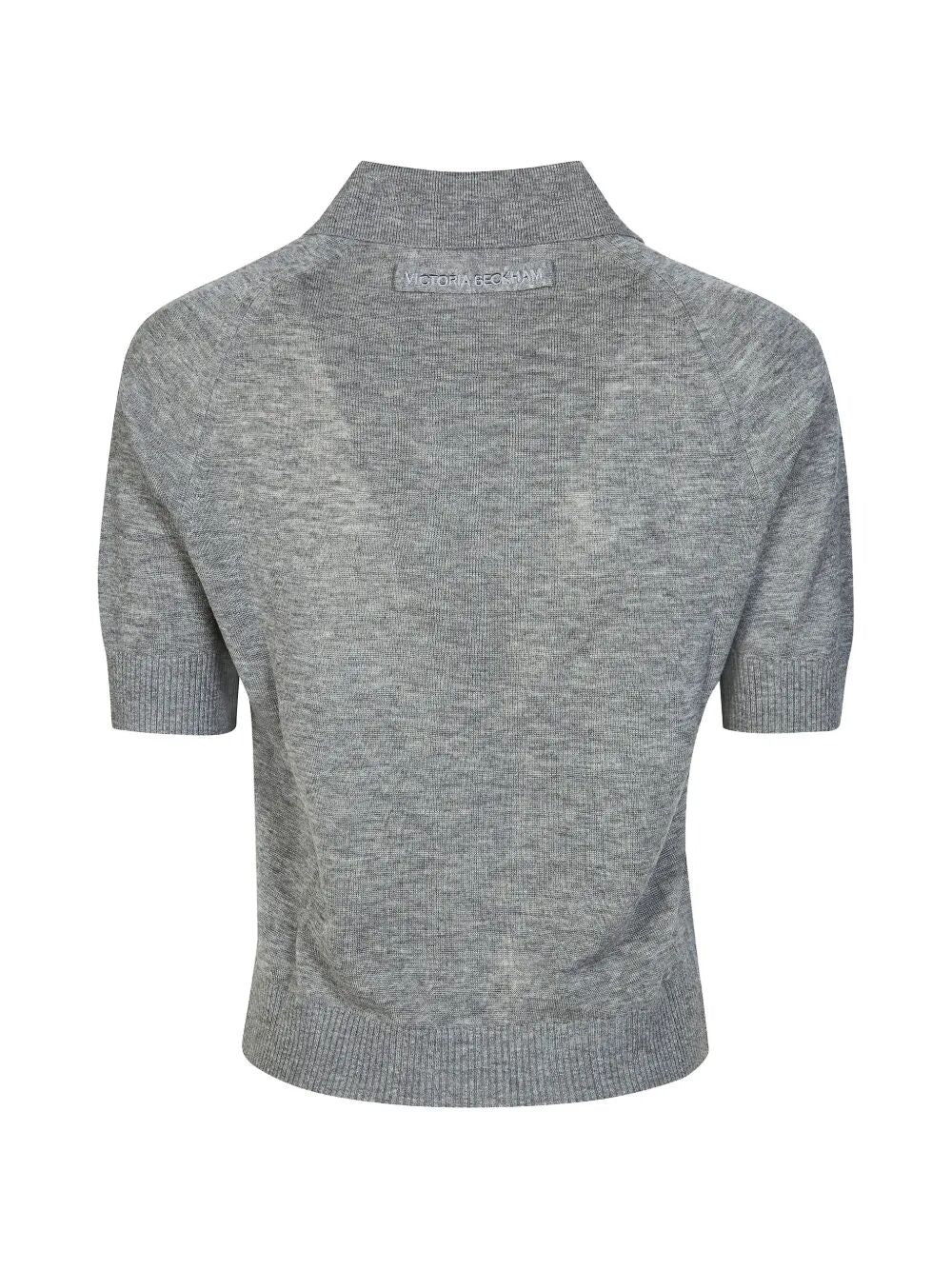 Victoria Beckham Women Lightweight Fine Guage Knitted Polo Top VICTORIA BECKHAM