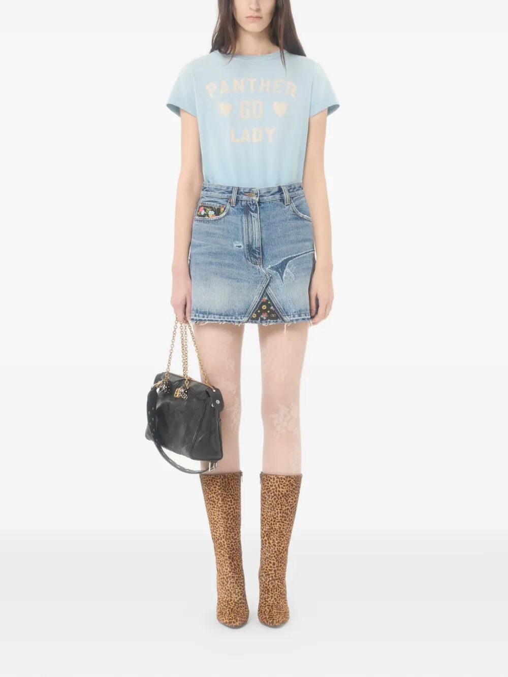 Valentino Garavani Women Printed Cotton T-Shirt VALENTINO GARAVANI