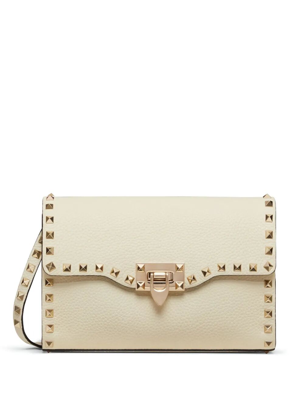 Valentino Garavani Women Rockstud Small Garnet Calfskin Crossbody Bag VALENTINO GARAVANI