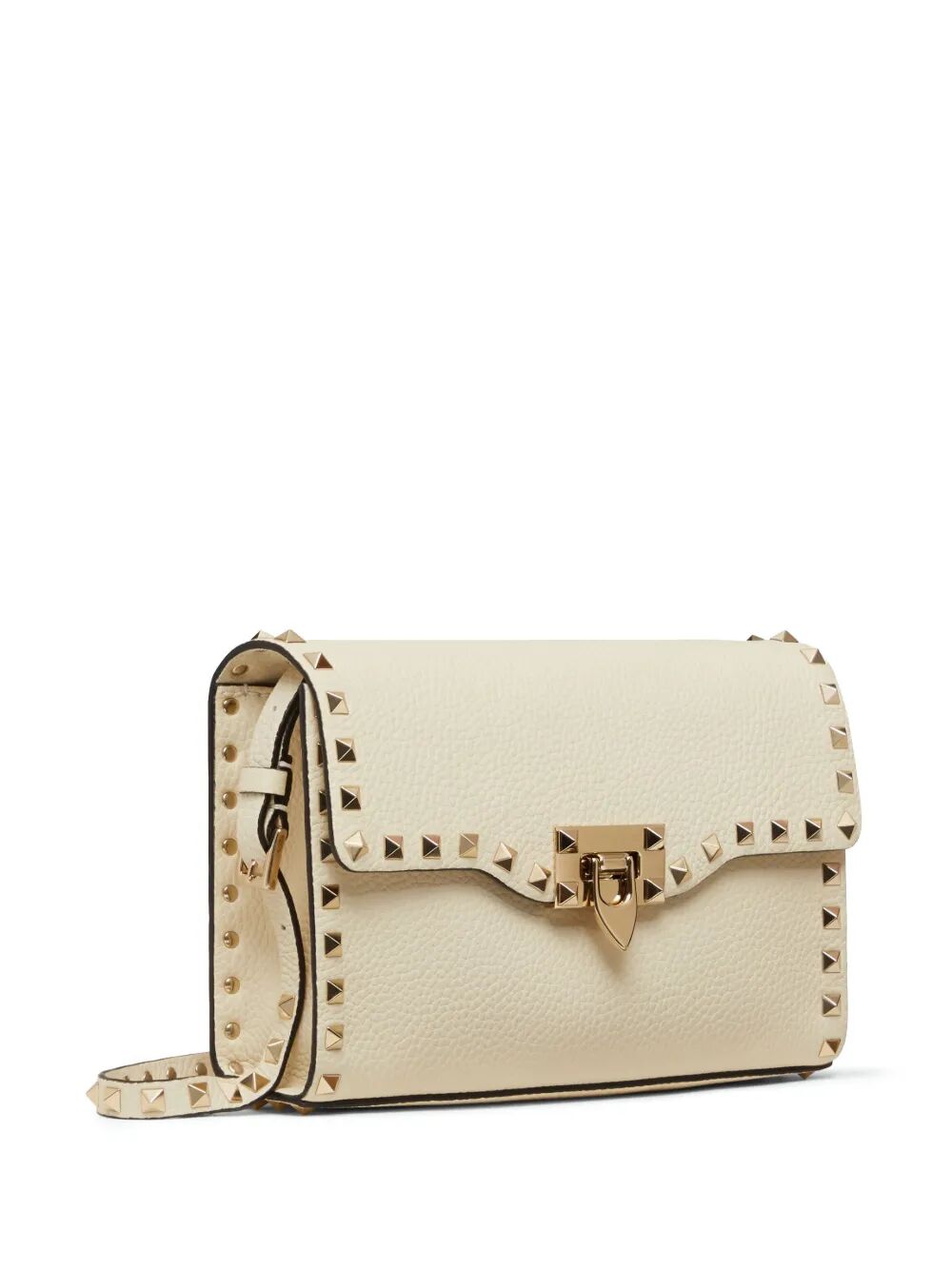 Valentino Garavani Women Rockstud Small Garnet Calfskin Crossbody Bag VALENTINO GARAVANI