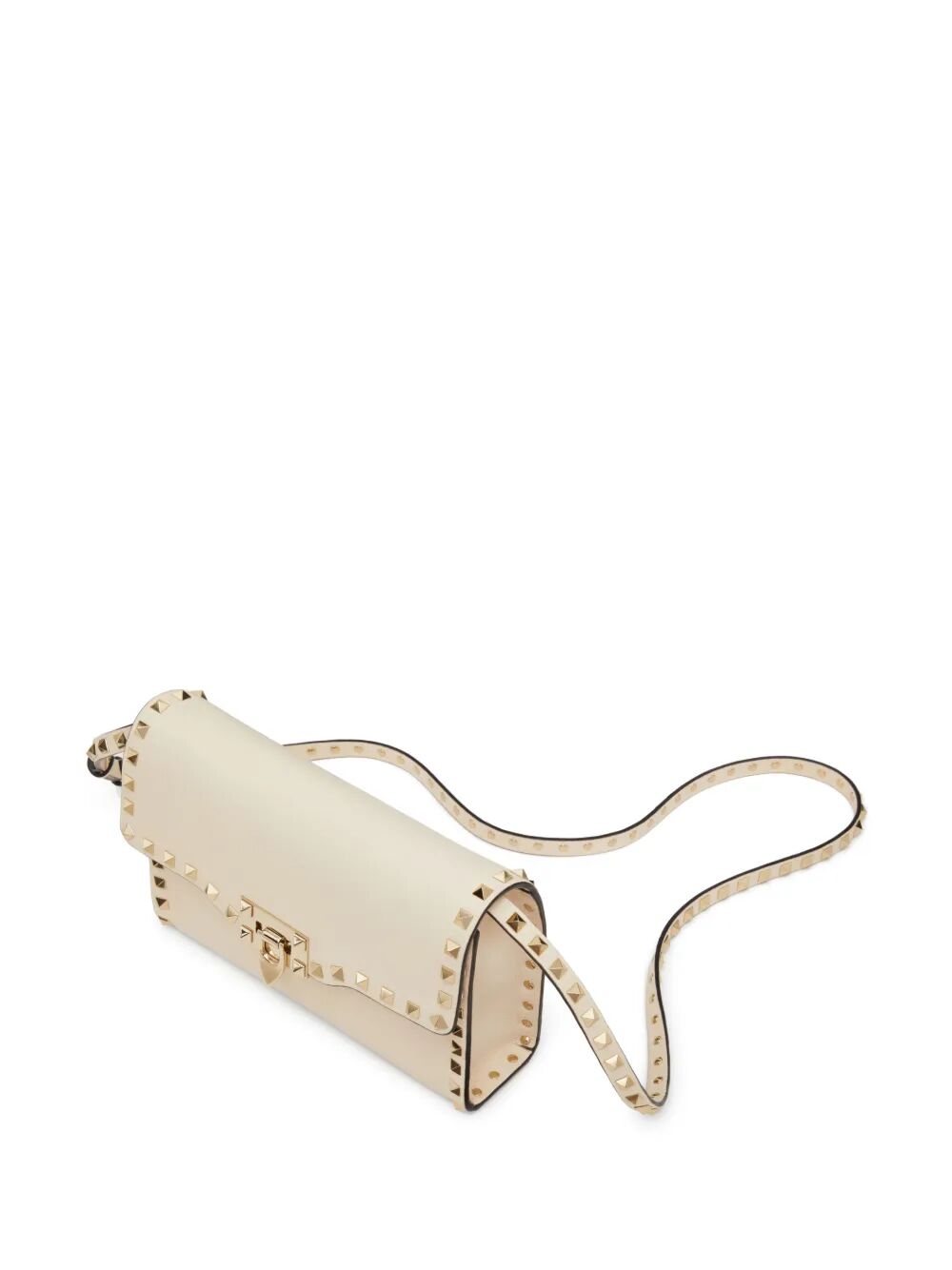 Valentino Garavani Women Rockstud Small Garnet Calfskin Crossbody Bag VALENTINO GARAVANI