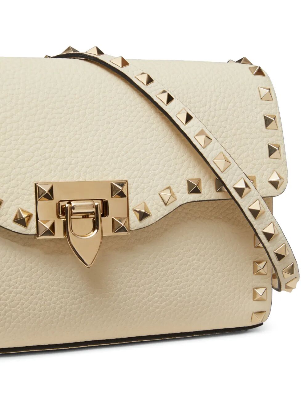 Valentino Garavani Women Rockstud Small Garnet Calfskin Crossbody Bag VALENTINO GARAVANI