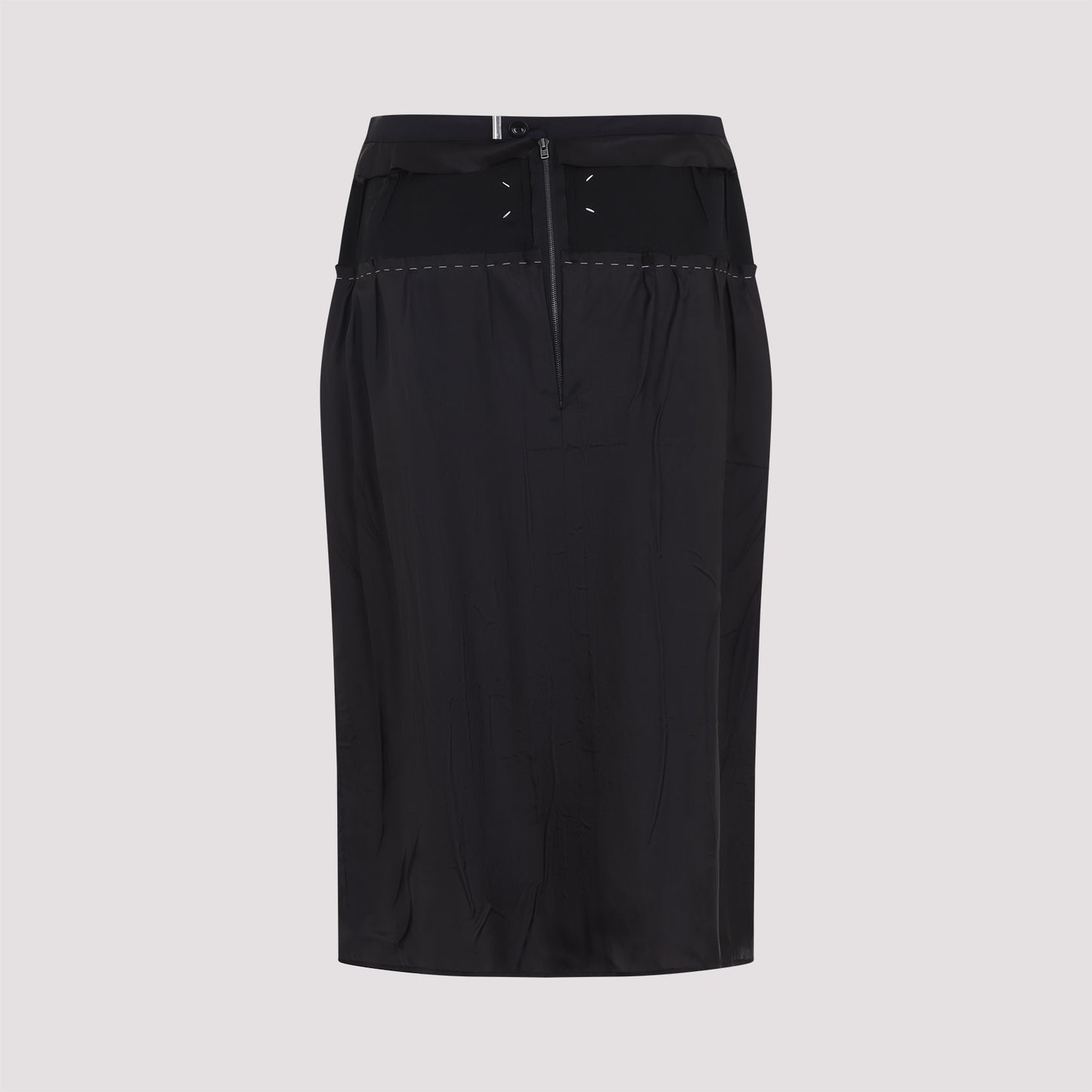 Maison Margiela Acetate Midi Skirt Women