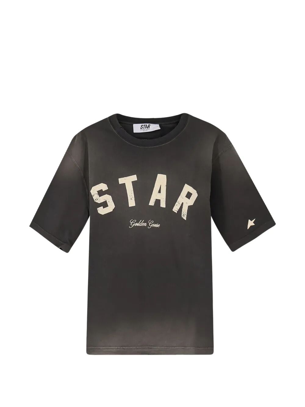 Golden Goose Men Star/ Unisex Relaxed Fit T-Shirt Star Golden Goose Print GOLDEN GOOSE