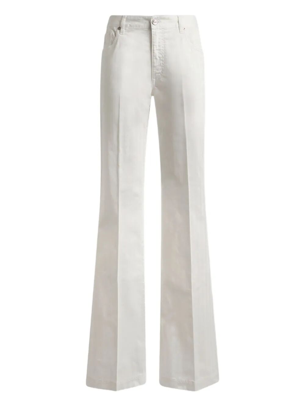 Etro Women Pegaso-Embroidery Flared Jeans ETRO