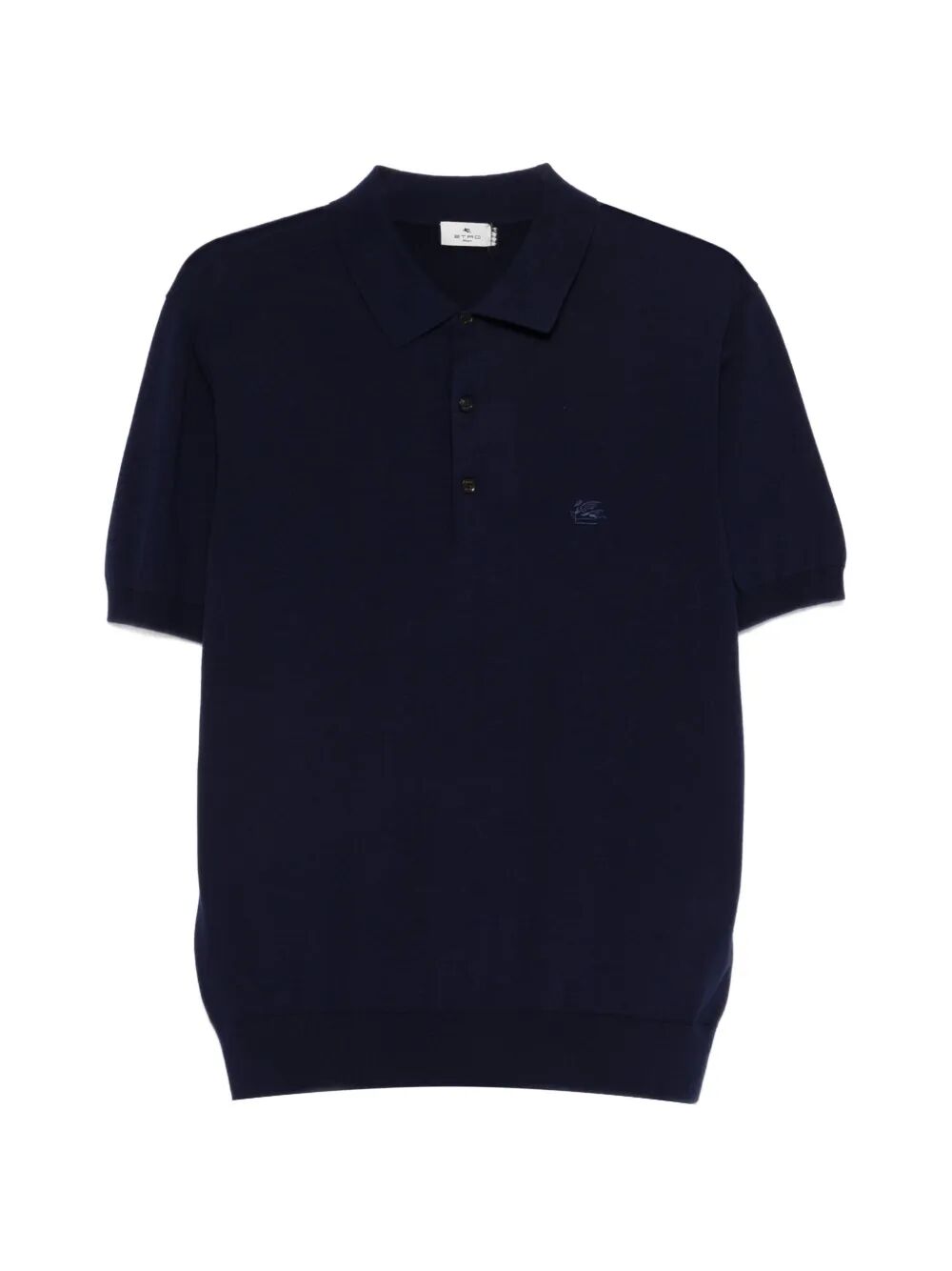 Etro Men Knitted Cotton Polo Shirt