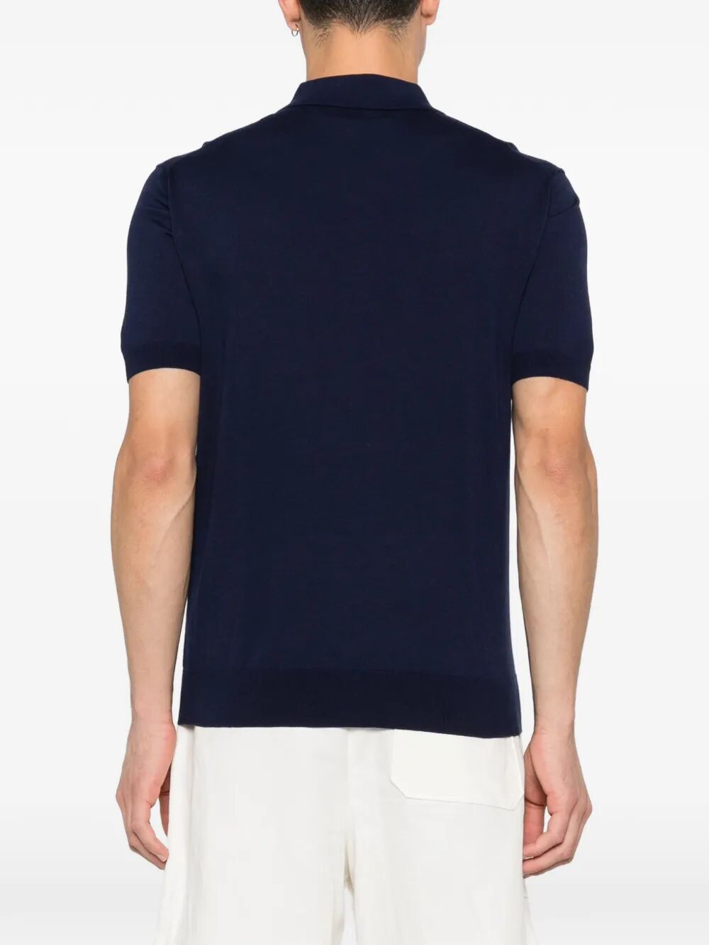 Etro Men Knitted Cotton Polo Shirt