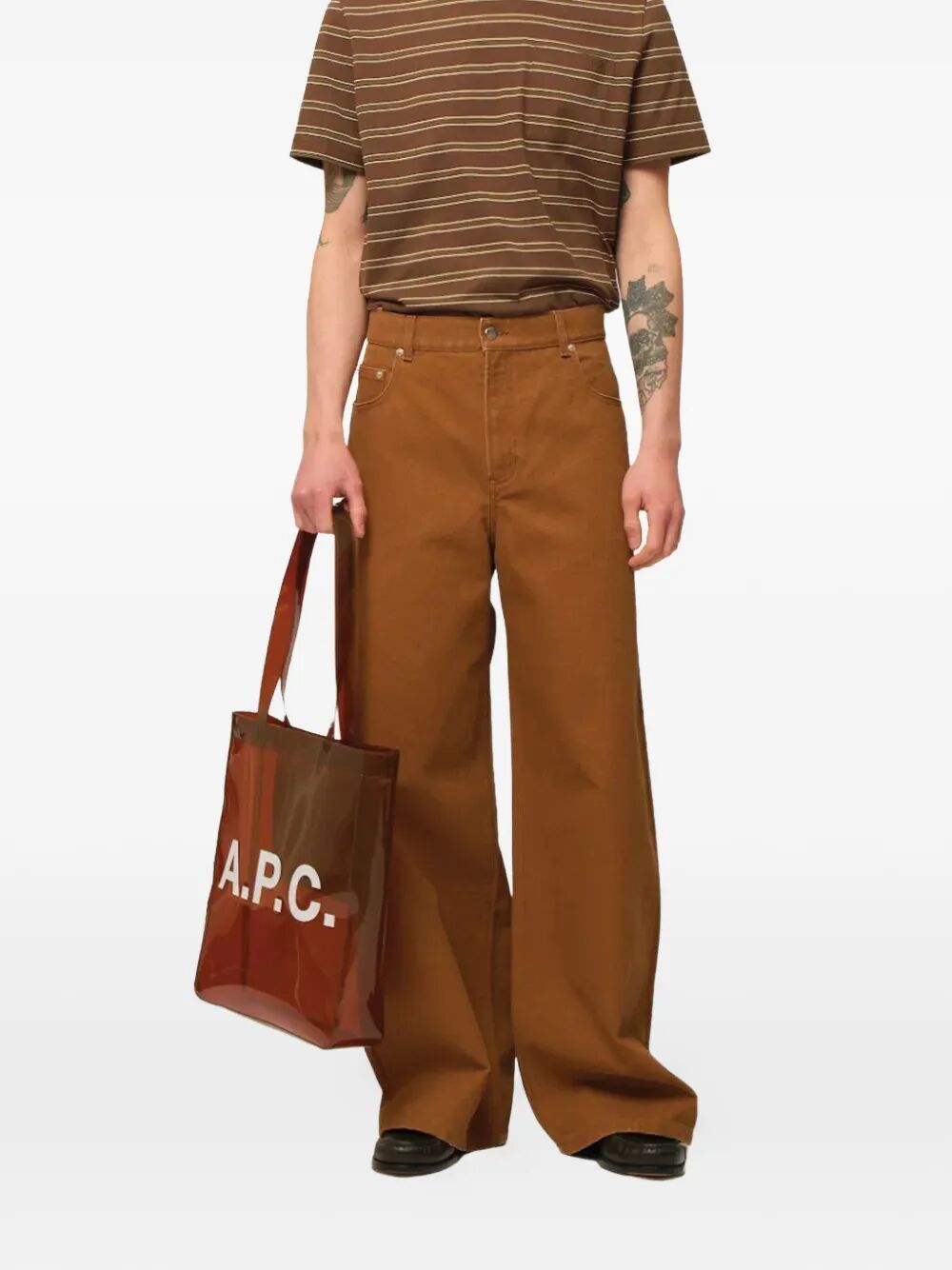 A.P.C. Women Lou Unisex Transparent Tote Bag