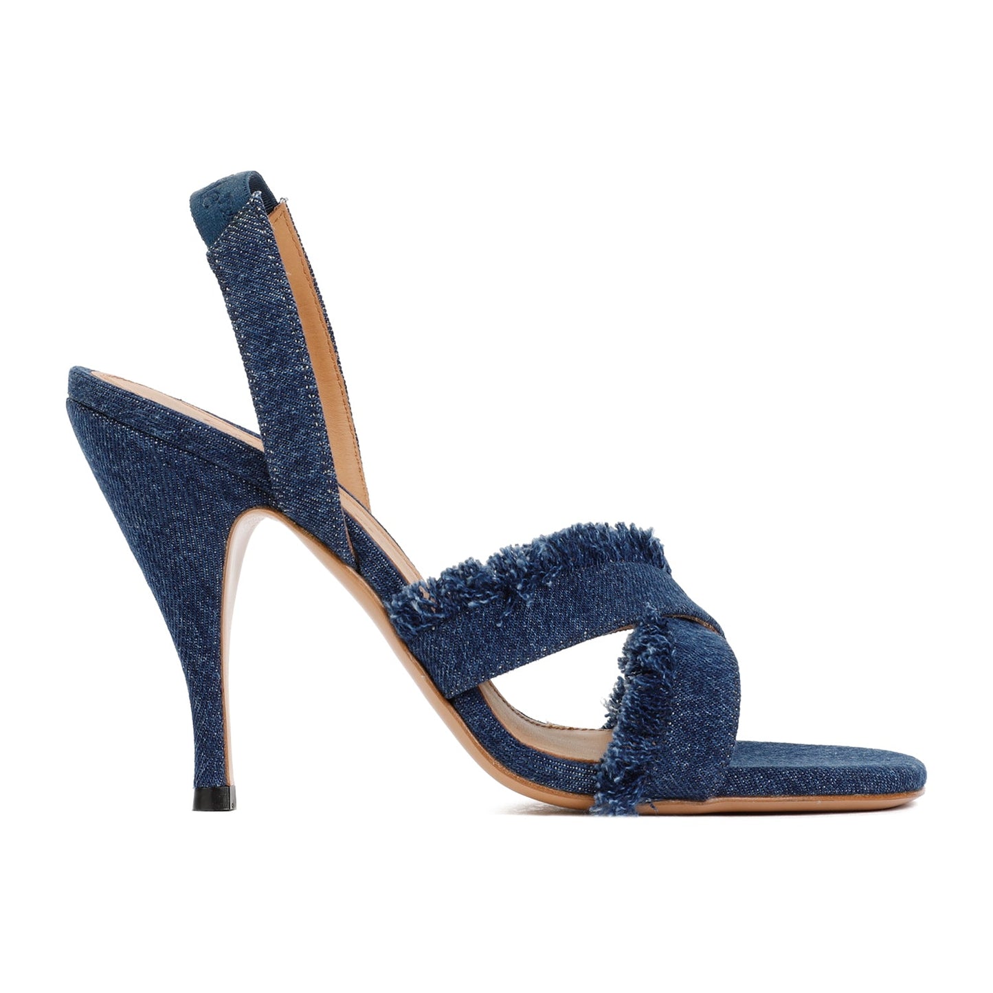 Off White Curvy Heel Denim Sandal Women OFF-WHITE