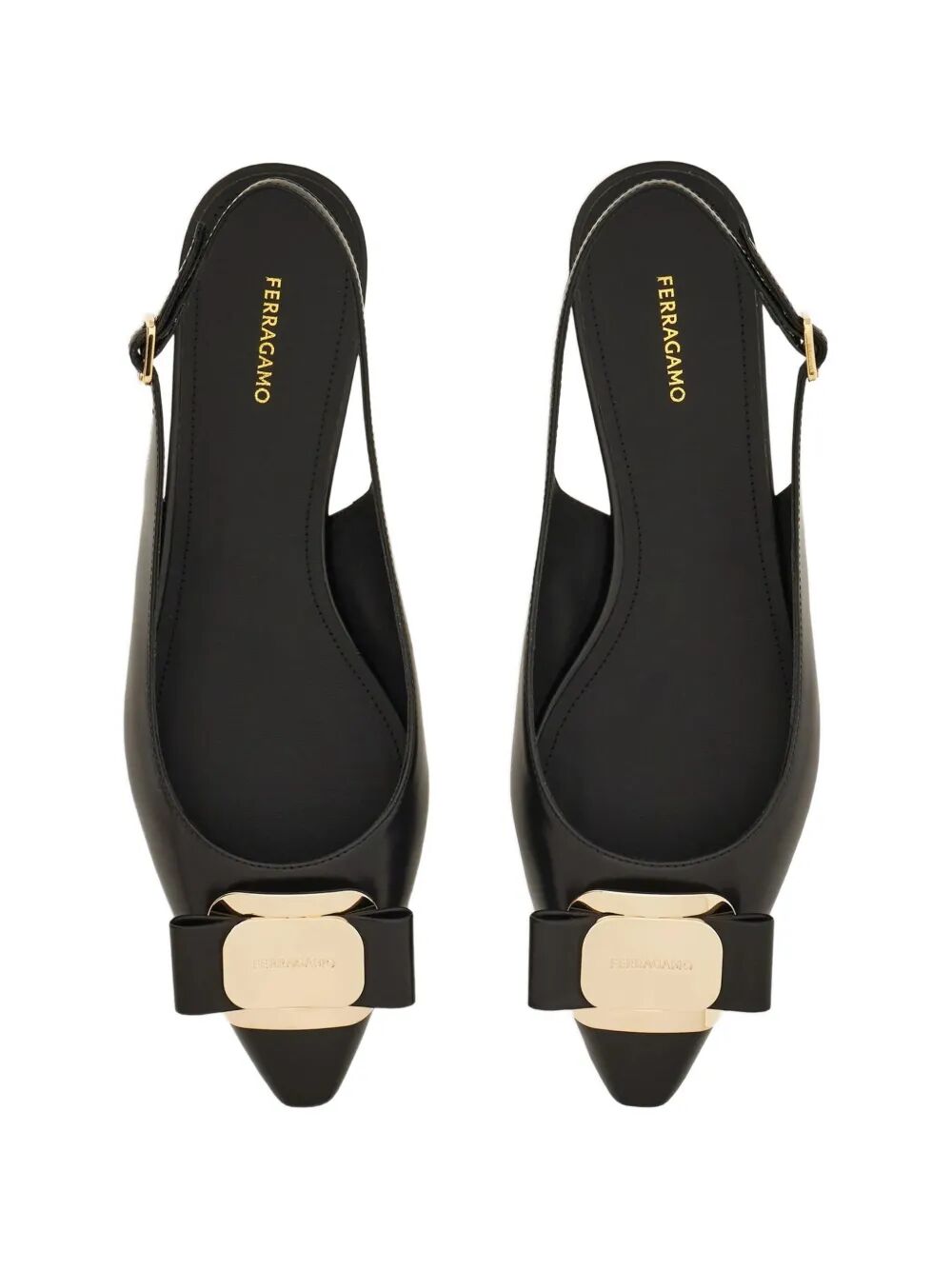 Ferragamo Women Zelmy Leather Flat Slingback FERRAGAMO