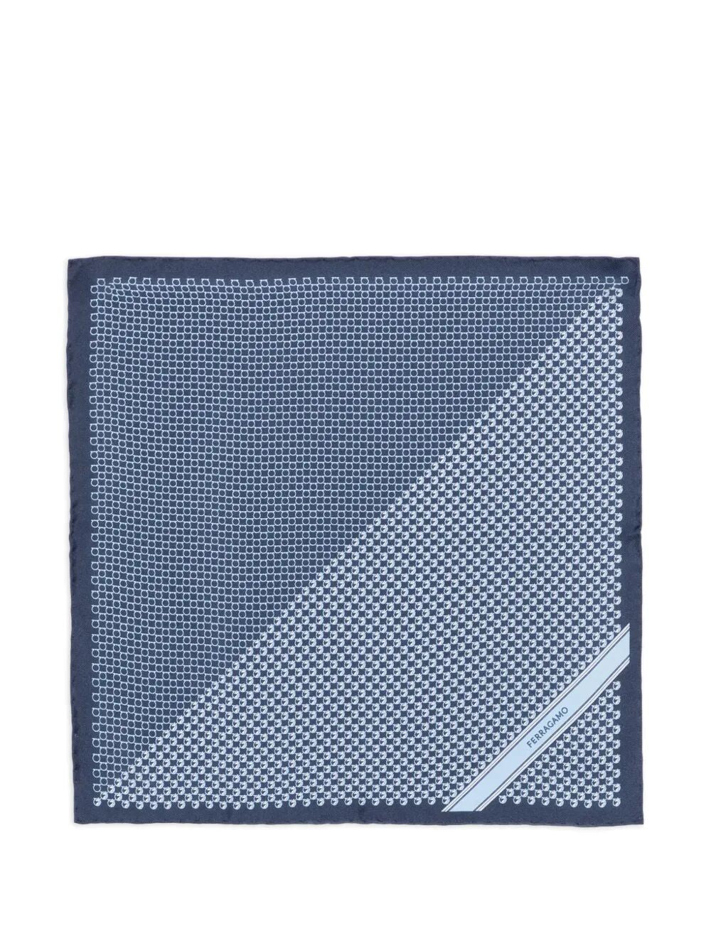 Ferragamo Men Brio Silk Pocket Square FERRAGAMO
