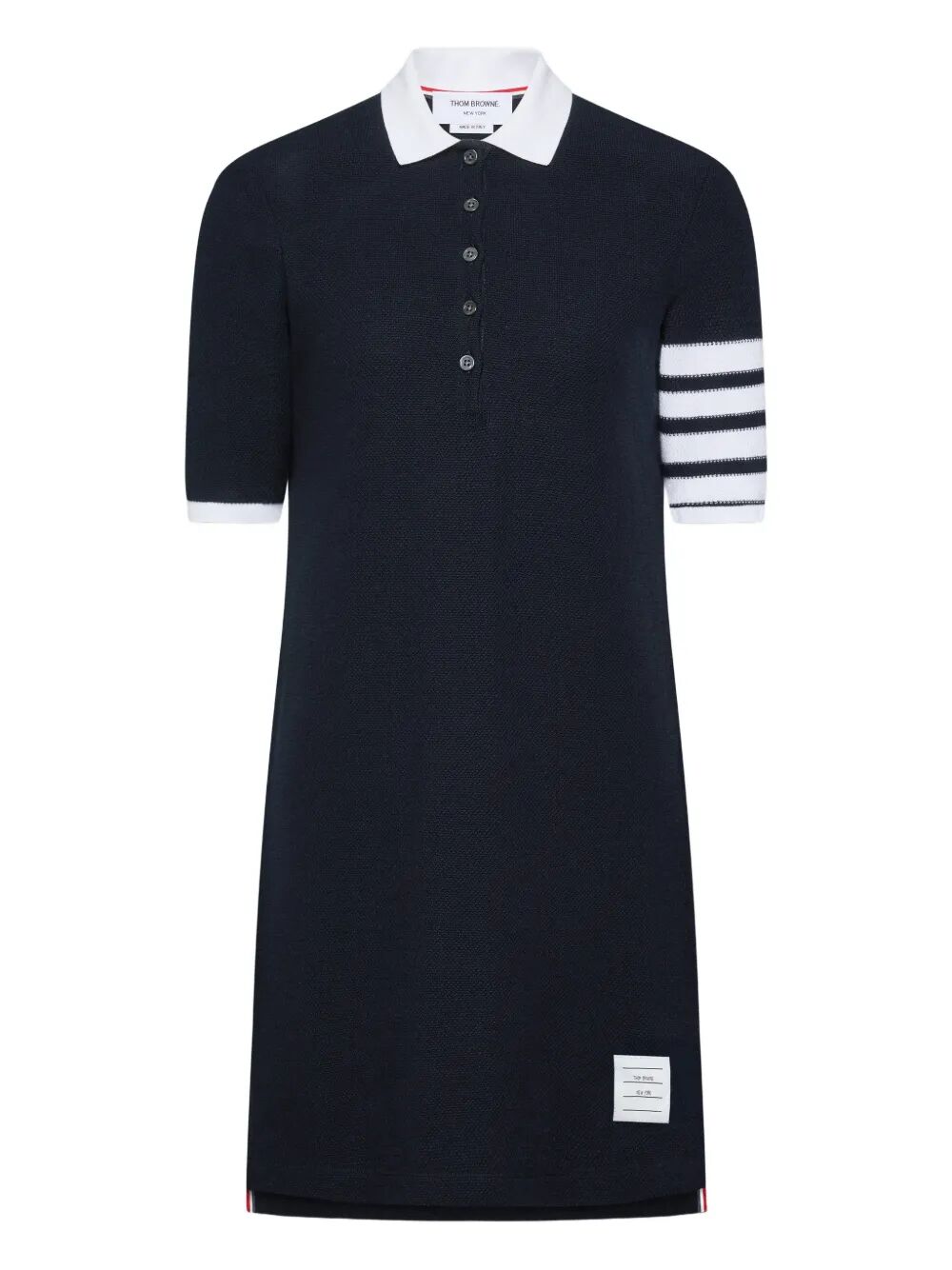 Thom Browne Women 4-Bar Cotton Piqué Polo Dress THOM BROWNE