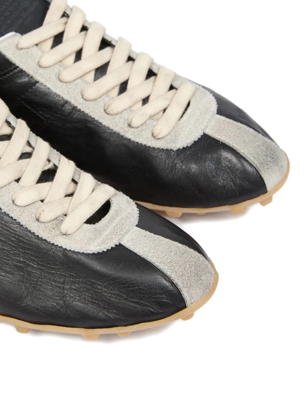 Maison Margiela Men Sprinters Vintage Finish Suede And Leather Sneakers MAISON MARGIELA
