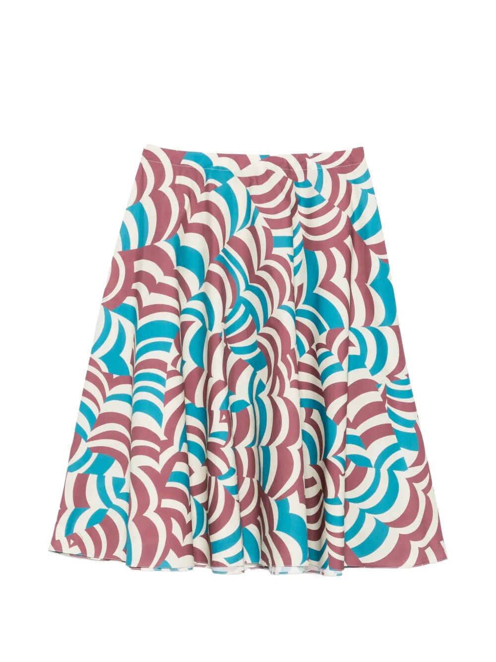 Marni Women Printed Cotton Midi Skirt MARNI