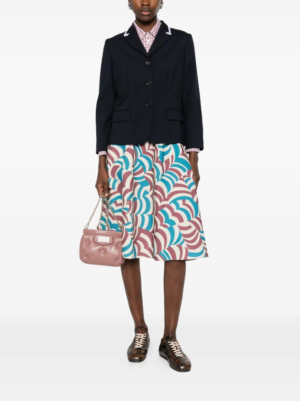 Marni Women Printed Cotton Midi Skirt MARNI