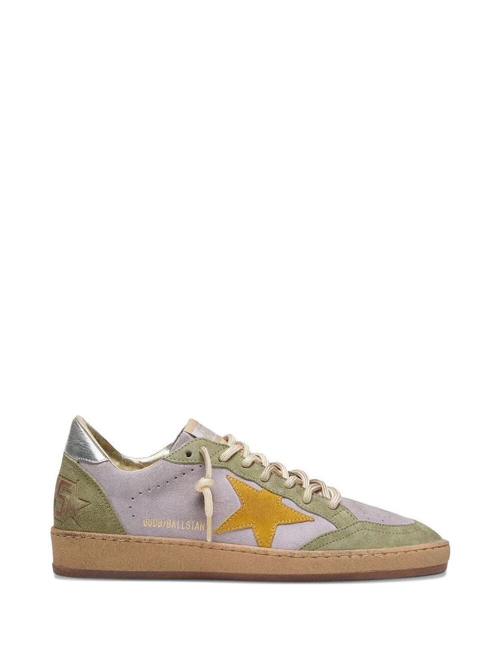 Golden Goose Women Ball Star Suede Sneakers With Laminated Leather Heel Tab GOLDEN GOOSE