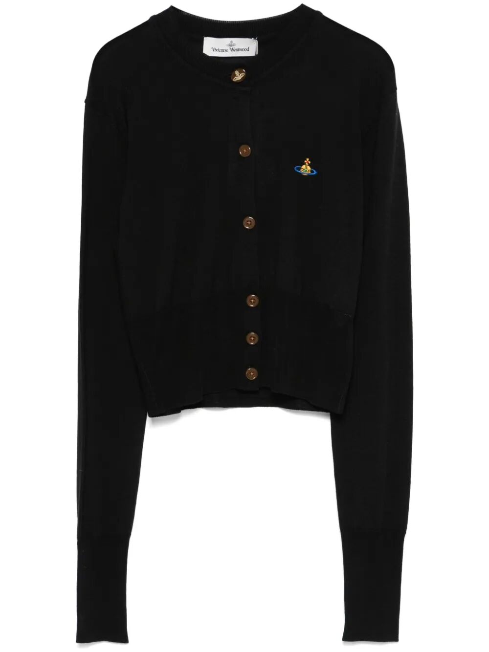 Vivienne Westwood Women Bea Silk Blend Cropped Cardigan VIVIENNE WESTWOOD