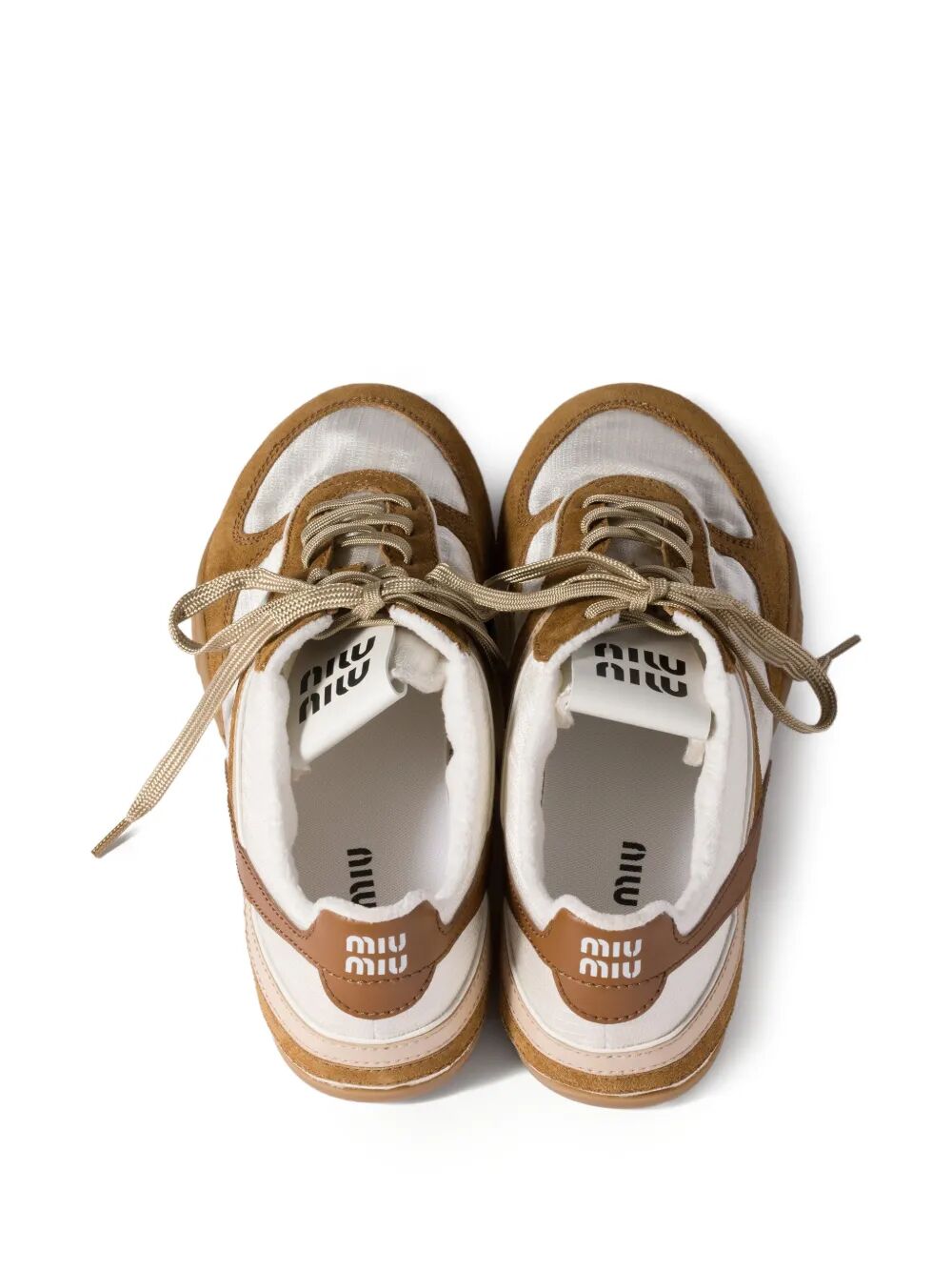Miu Miu Women Gymnasium Technical Fabric And Suede Sneakers MIU MIU