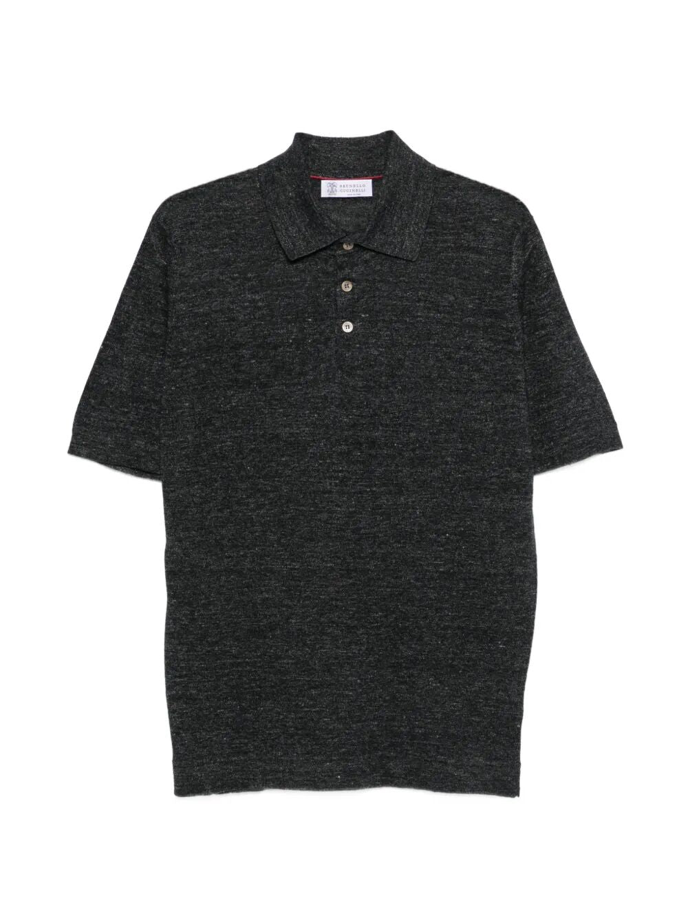 Brunello Cucinelli Men Linen And Cotton Knit Polo BRUNELLO CUCINELLI