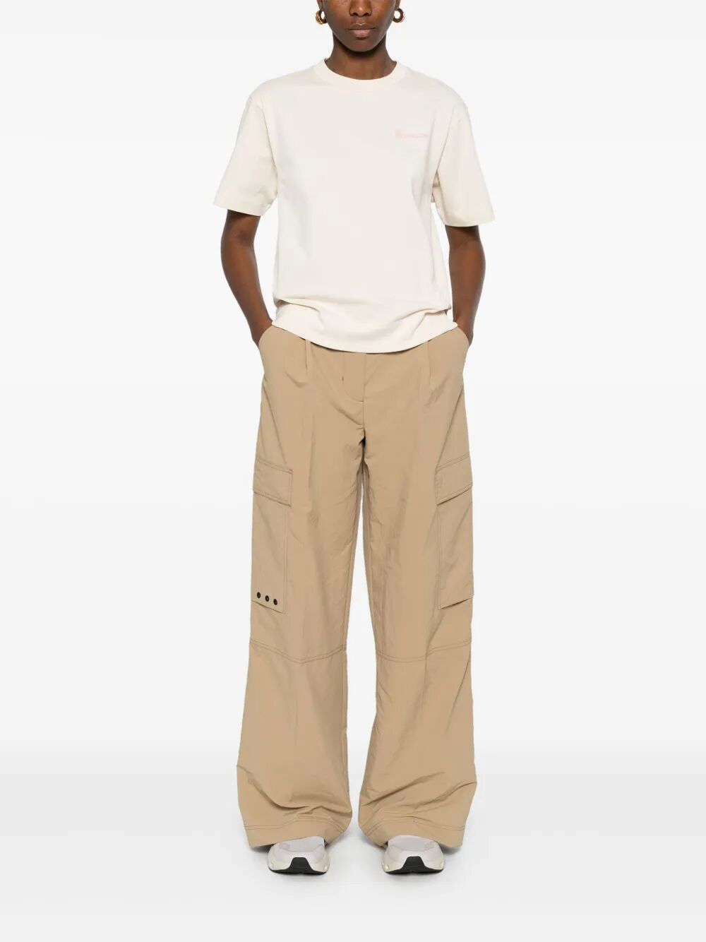Moncler Women Grenoble: Logo Cotton T-Shirt MONCLER
