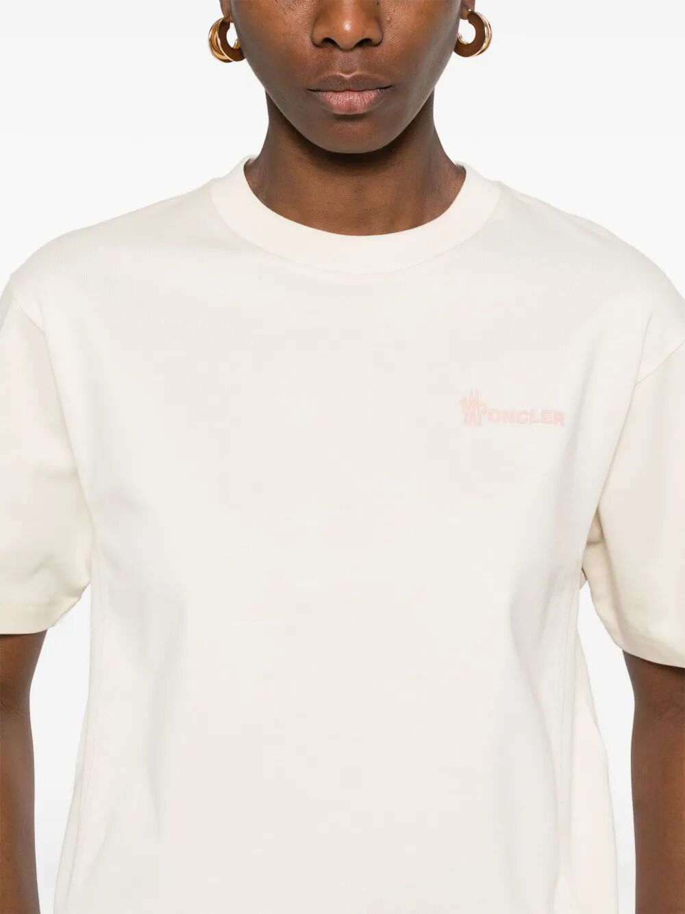 Moncler Women Grenoble: Logo Cotton T-Shirt MONCLER