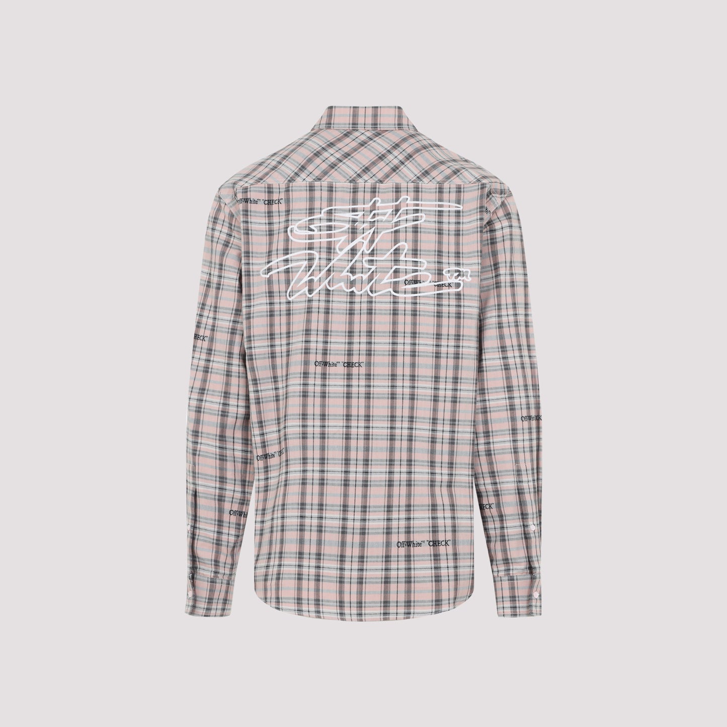 Off White Flannel Shirt Men OFF-WHITE