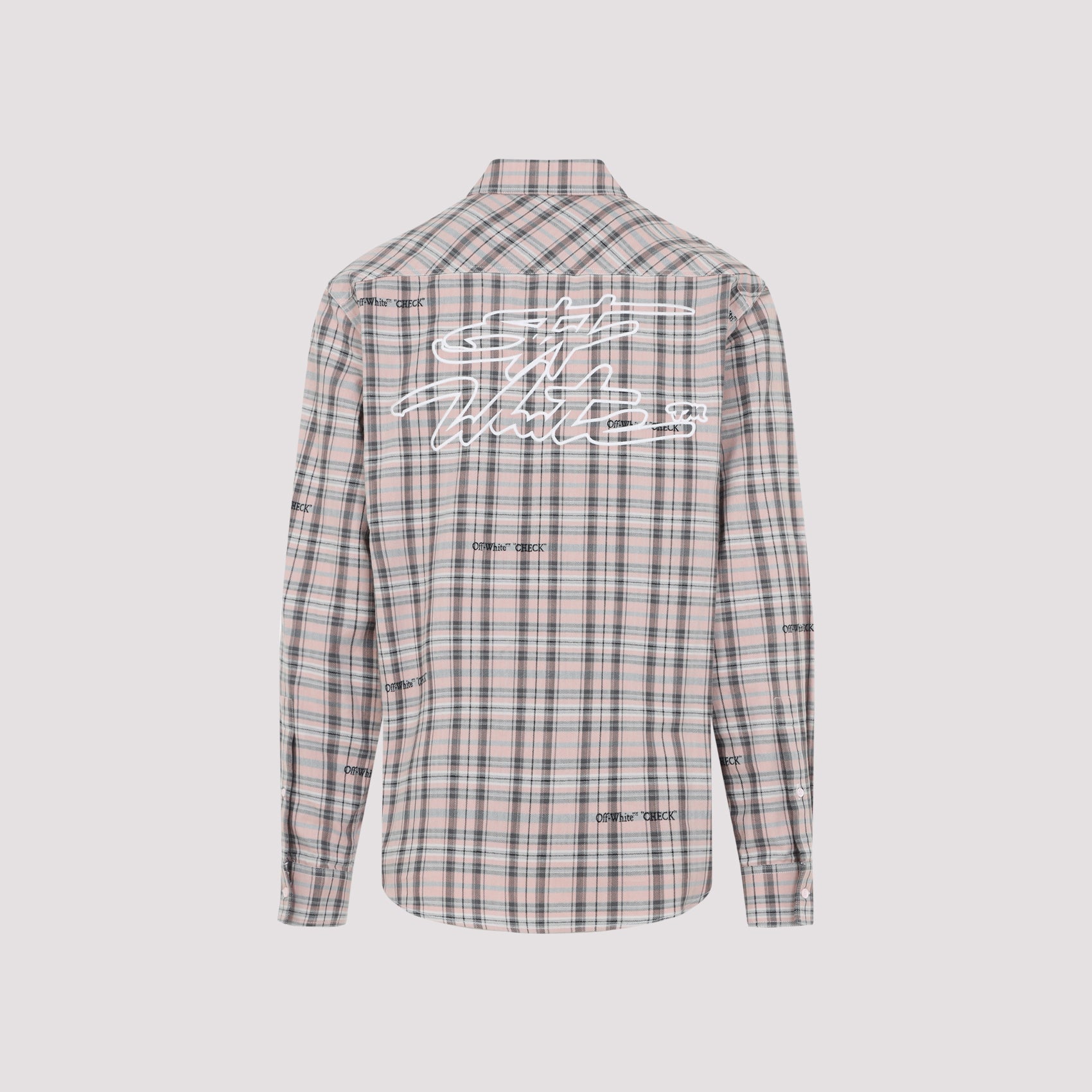 Off White Flannel Shirt Men OFF-WHITE