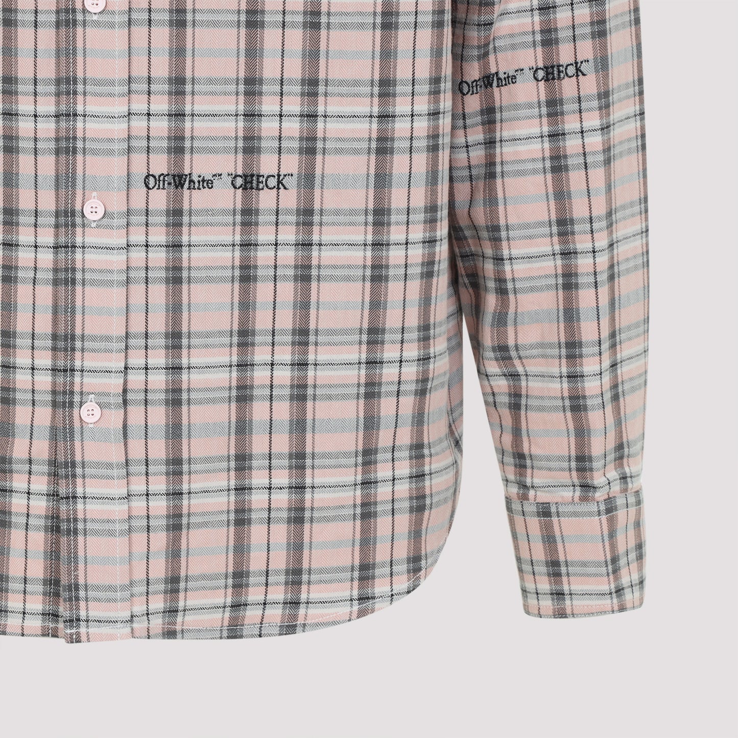 Off White Flannel Shirt Men OFF-WHITE