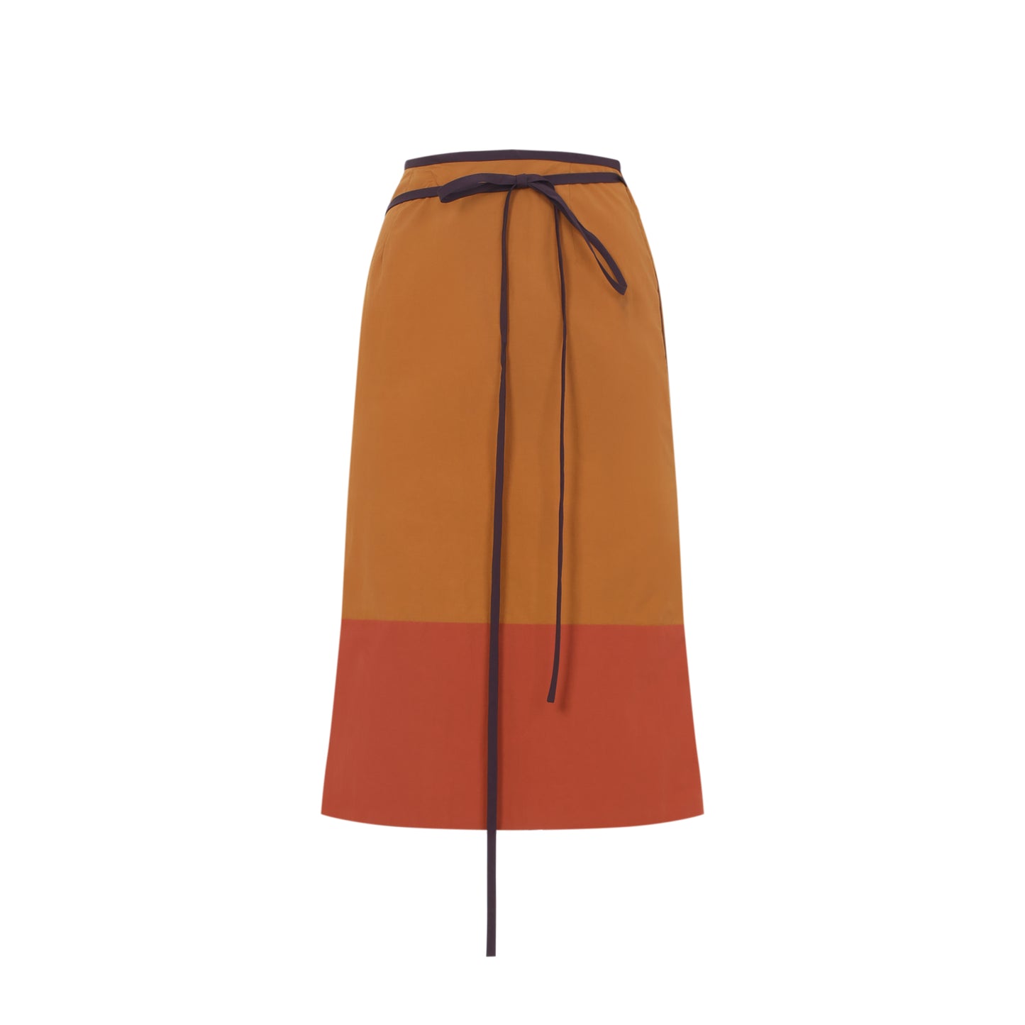 Saint Laurent Nylon Midi Skirt Women SAINT LAURENT