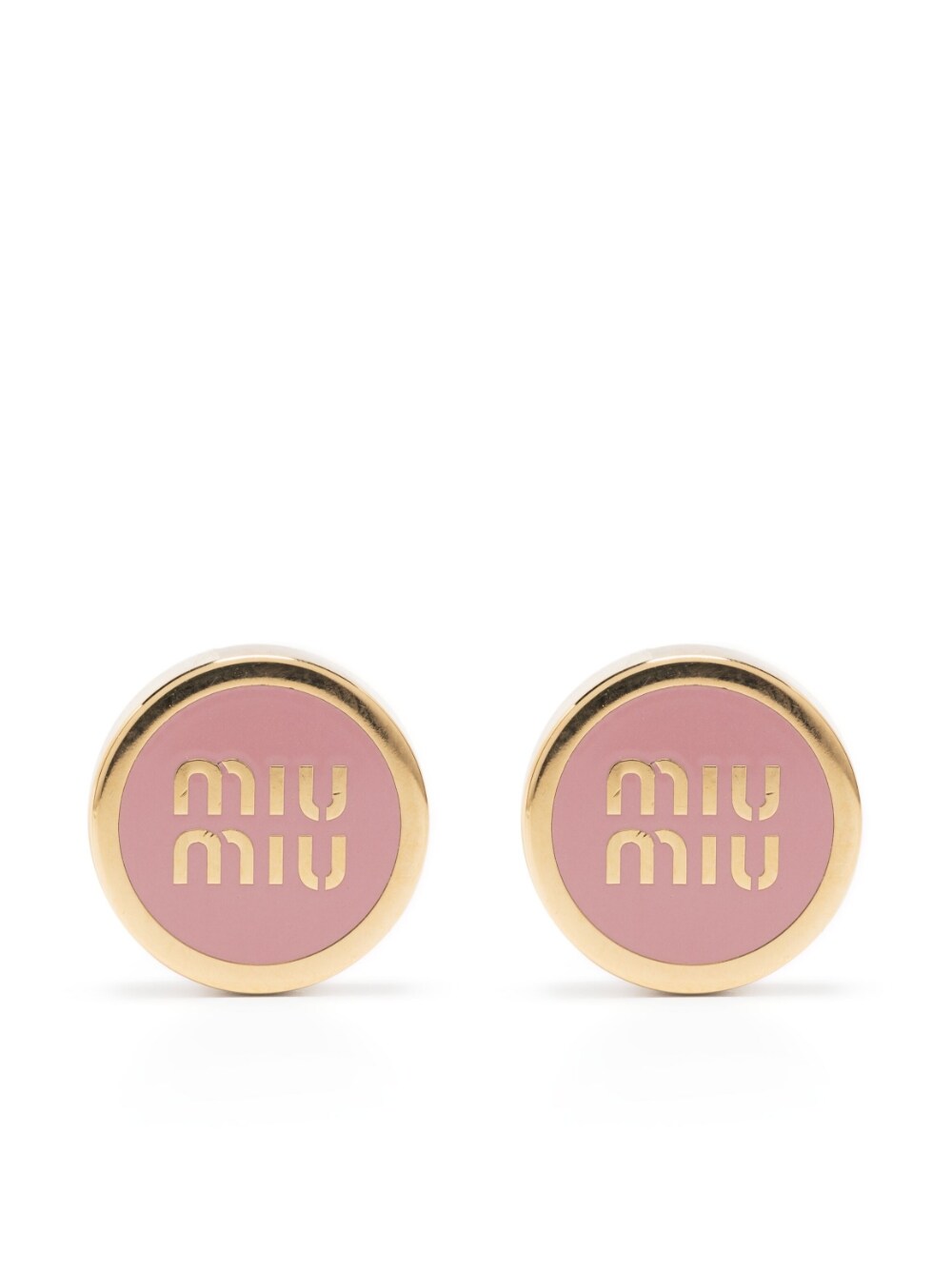 Miu Miu Women Enameled Metal Earrings MIU MIU