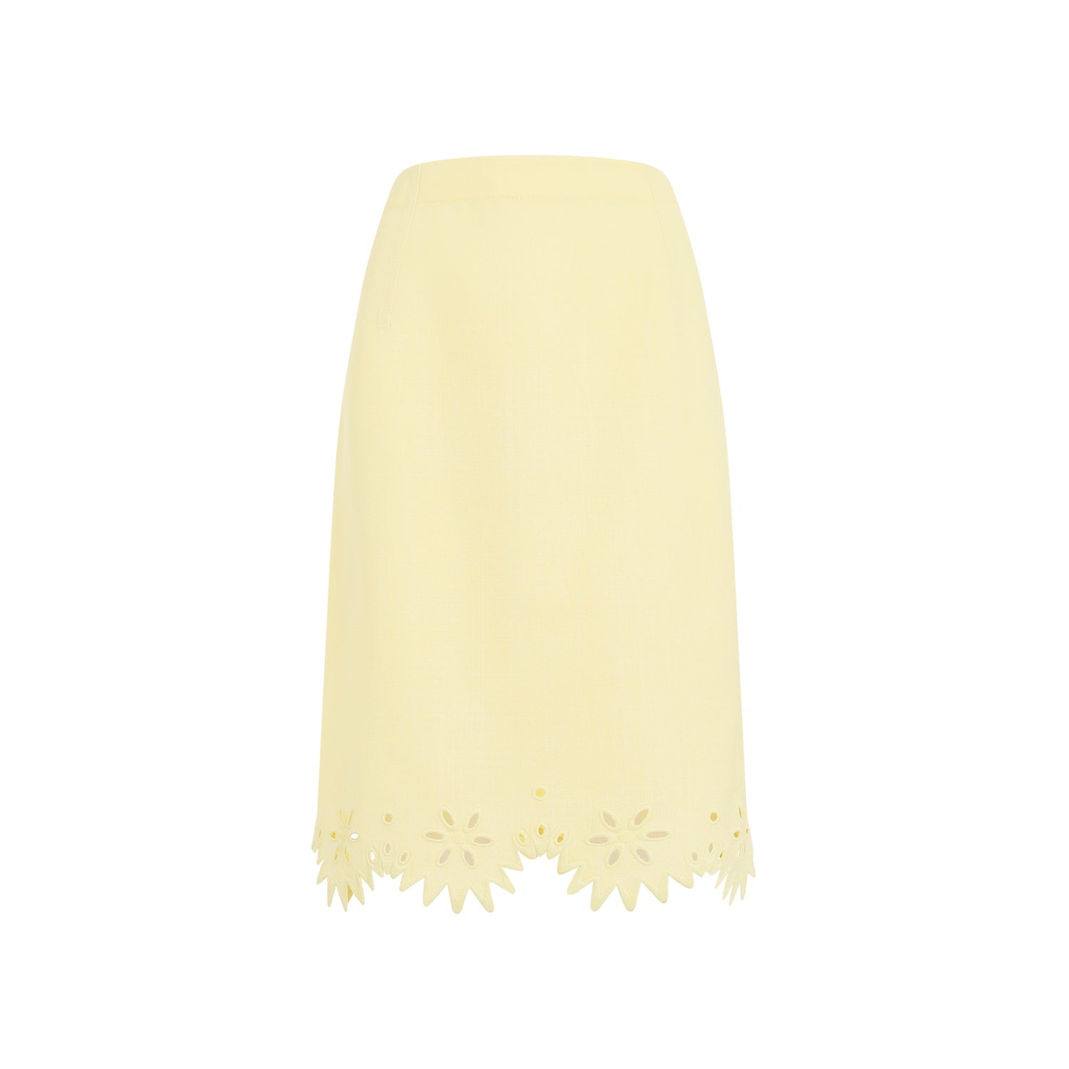 Bottega Veneta Grainy English Embroidery Midi Skirt Women BOTTEGA VENETA