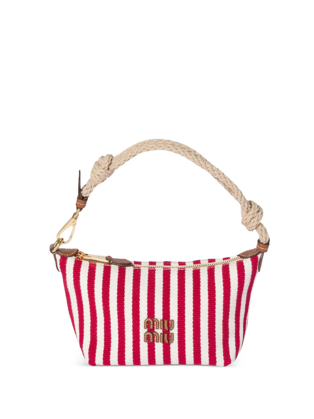 Miu Miu Women Cotton And Leather Pouch MIU MIU